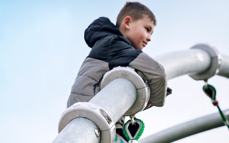 Galvanised steel frame