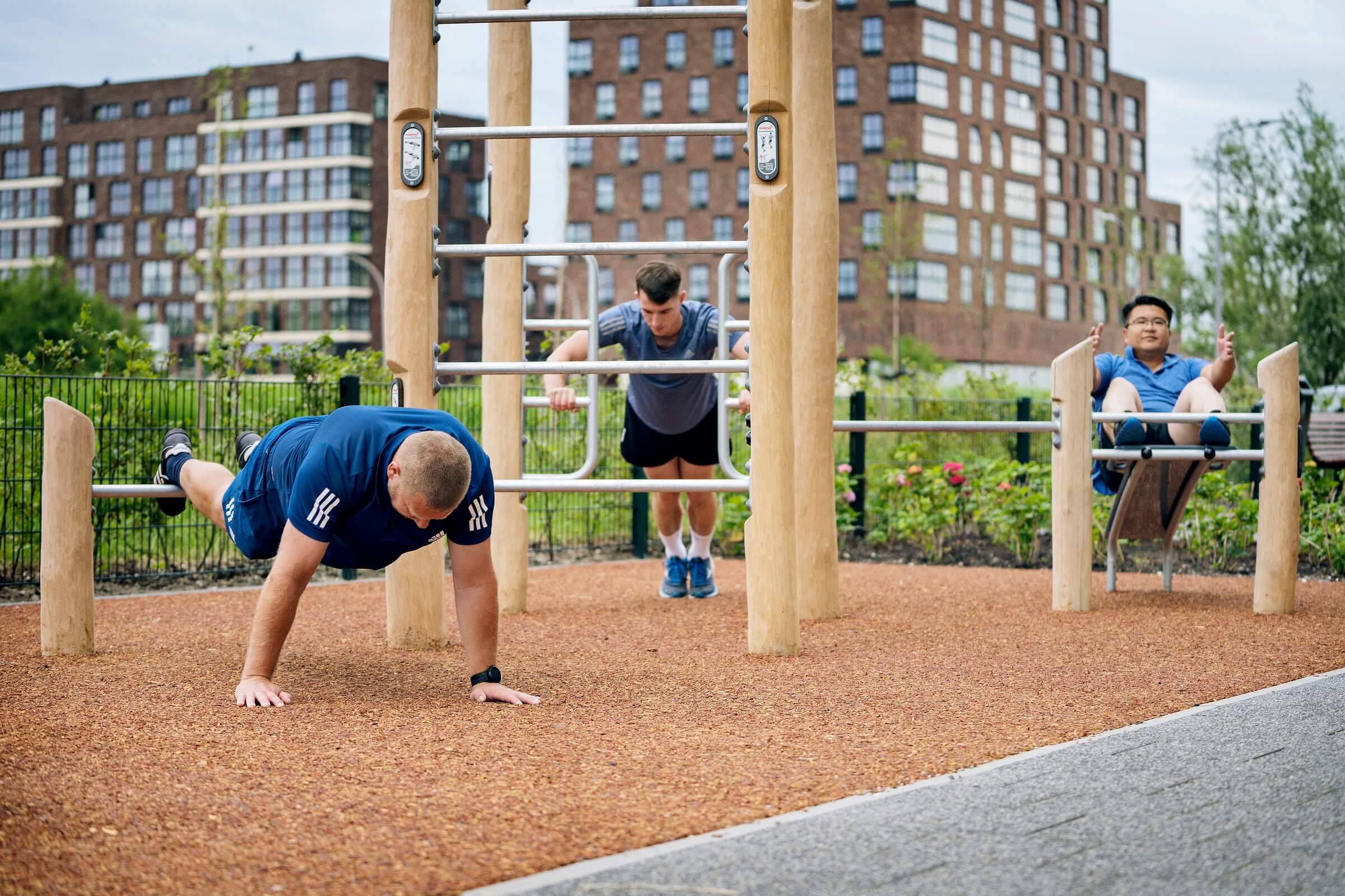 Rondo Park Now Features Outdoor Exercise Equipment 