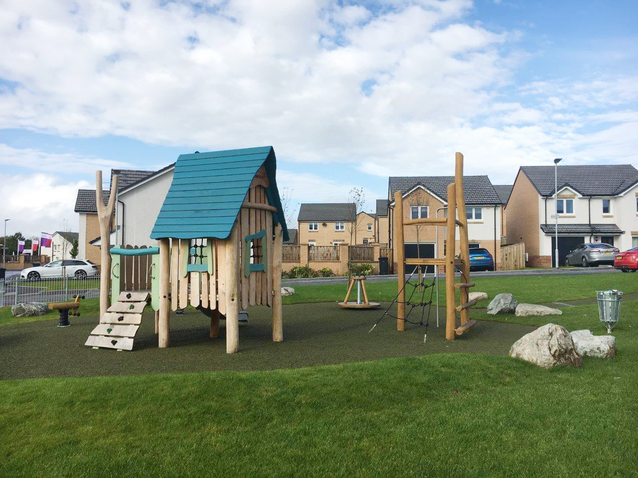 Playground equipment for house builders in Scotland