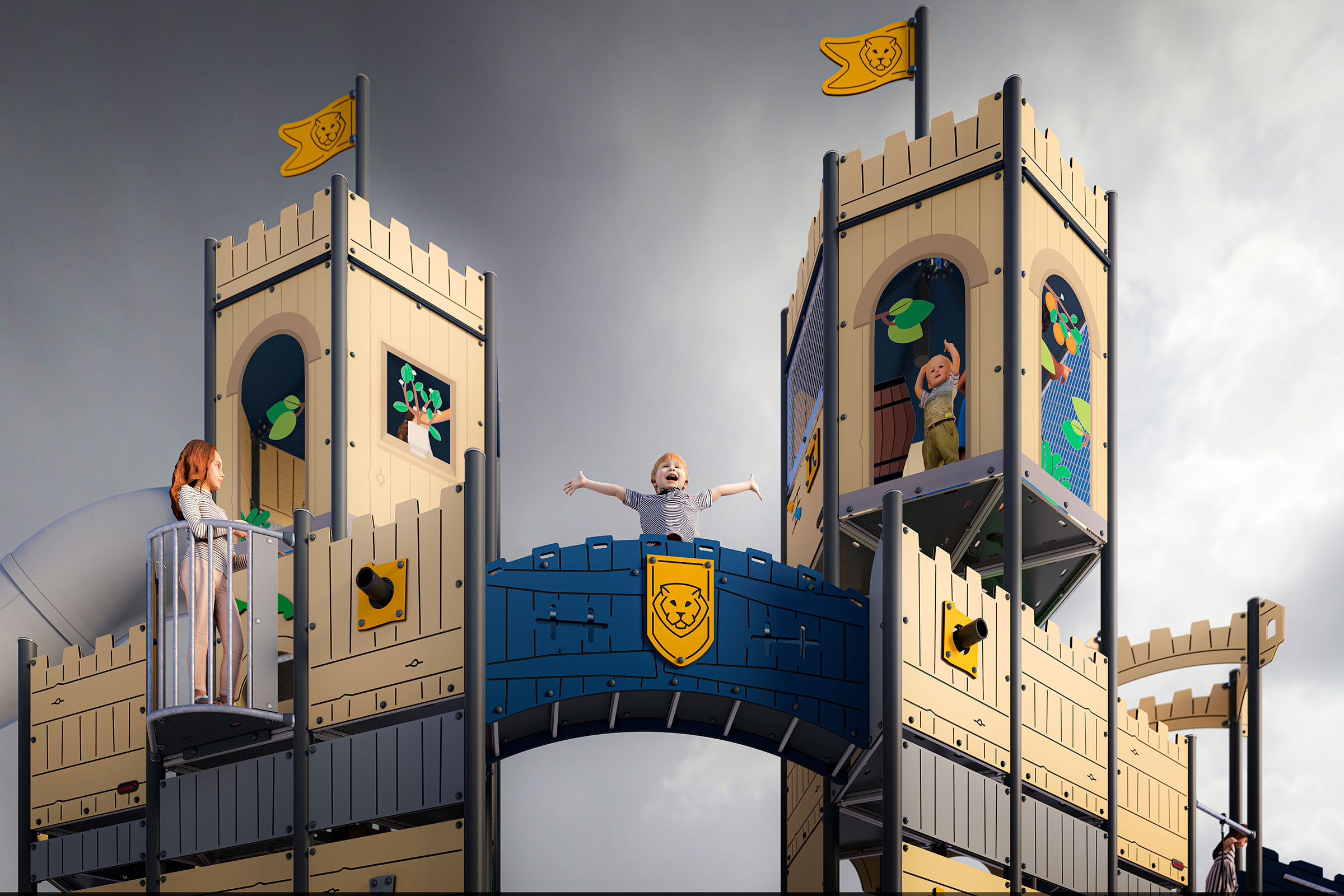 The Ships and castles - LARGE