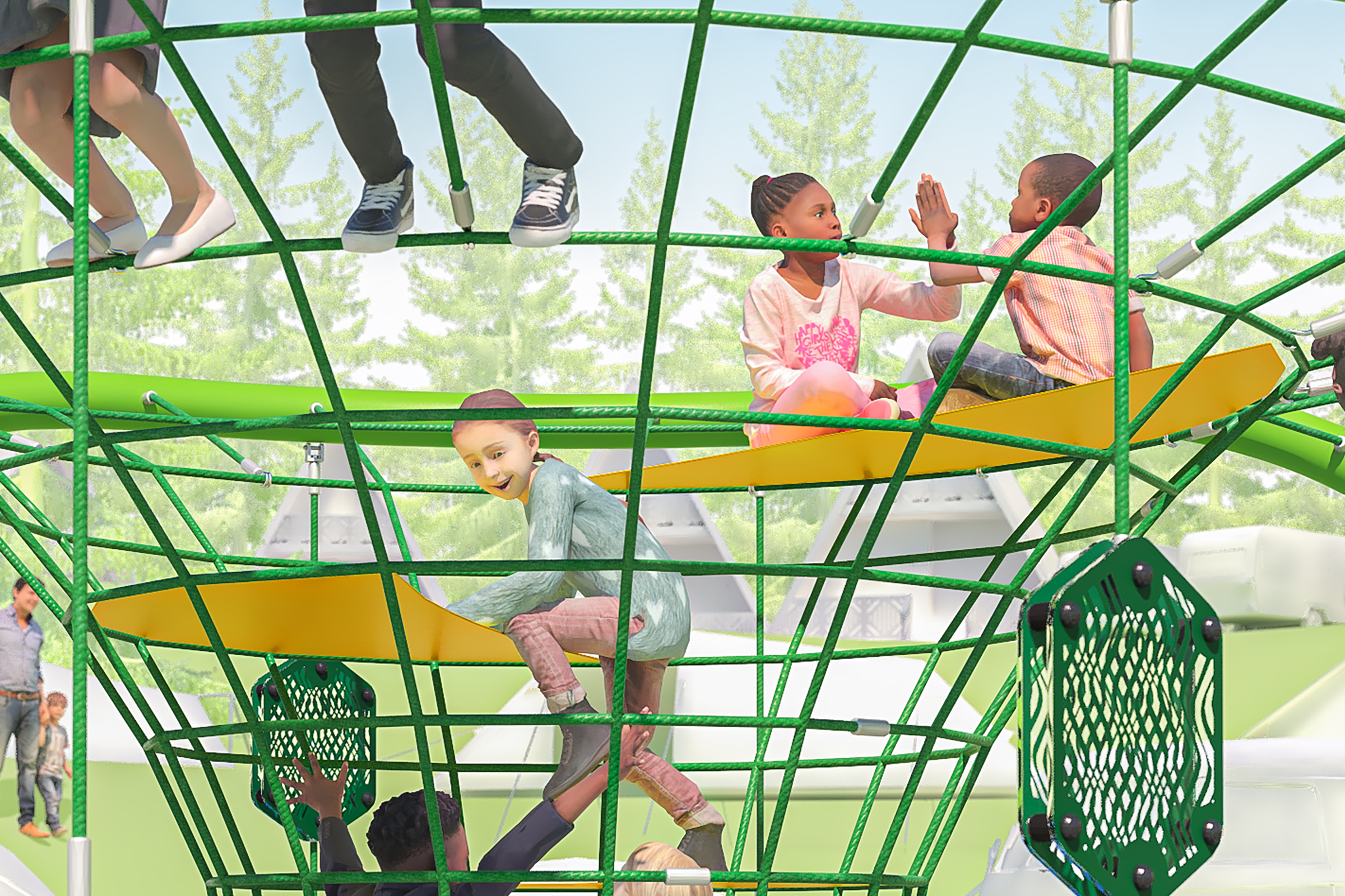 Swaying hang-out spots