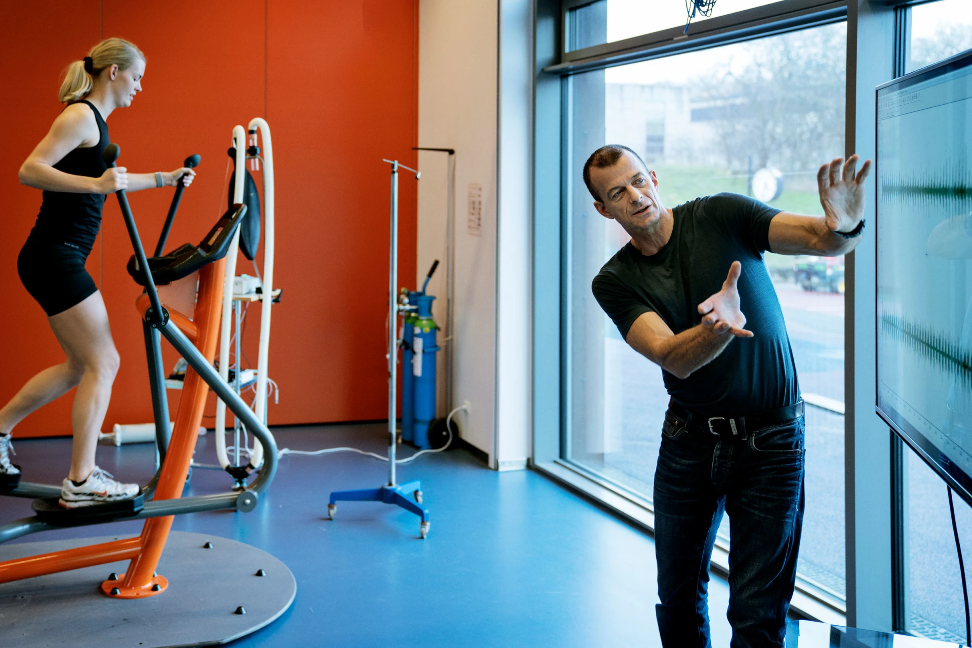 kompan fitness institute genomför forskning om fysisk förmåga