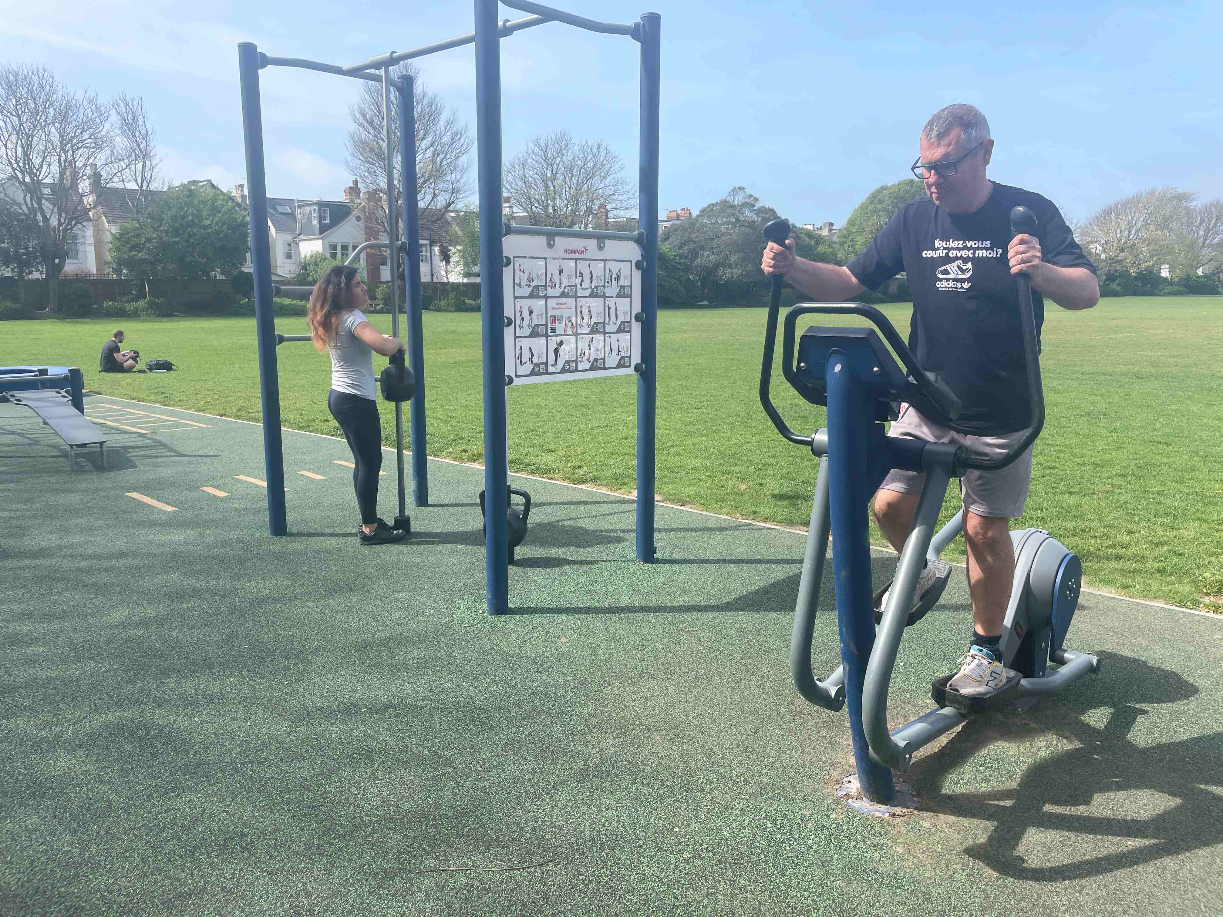 Wish Park Outdoor Fitness, Brighton and Hove_UK_FAZ52101 FAZ108_ID 9df55315