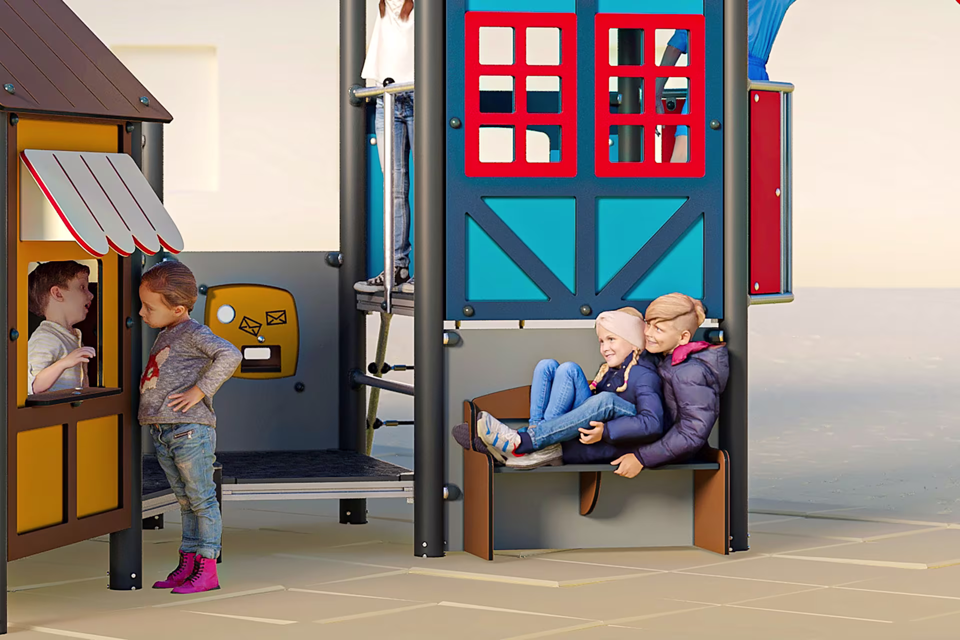 The Old Village - Nets and stairs