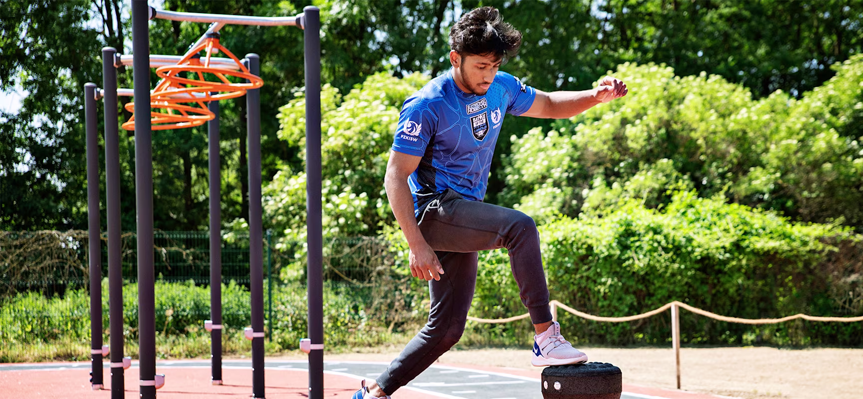 Obstacle course for colleges and universities