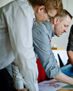 Architects sketching