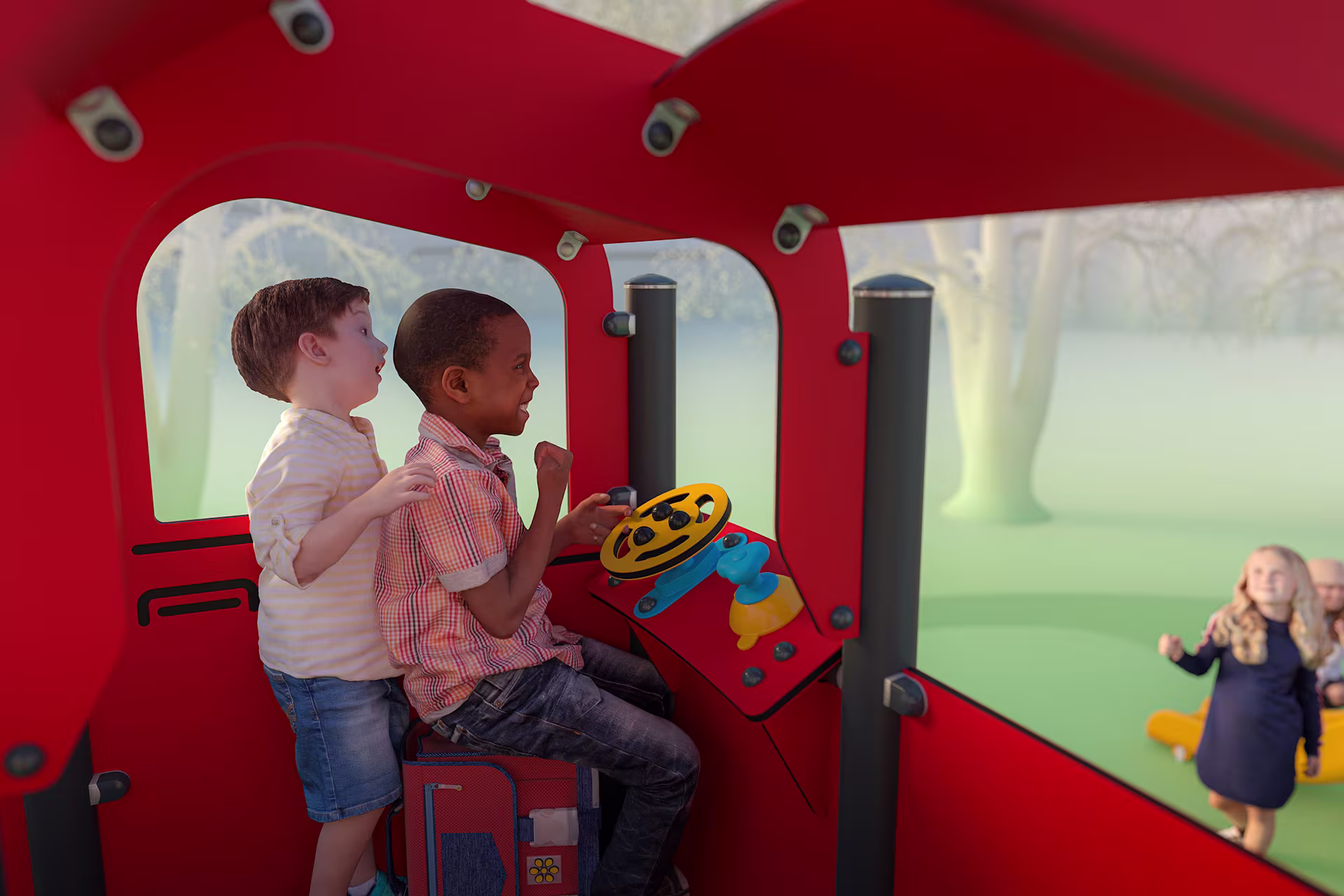 The Fire Station and Fire Truck - TACTILE