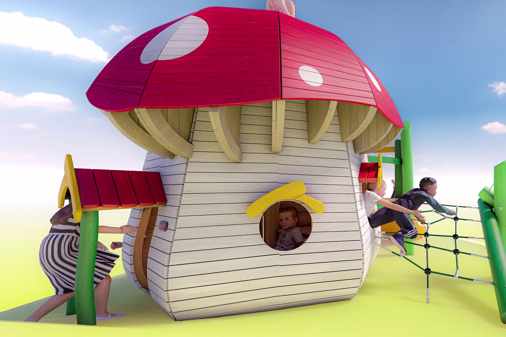 The Pine Tree and Mushrooms - DOORS and WINDOWS