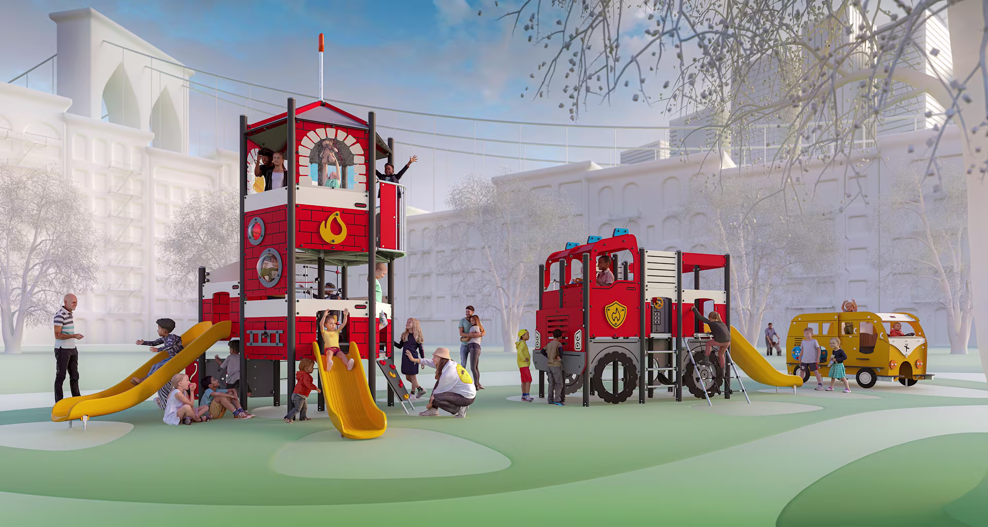 The Fire Station and Fire Truck - HERO