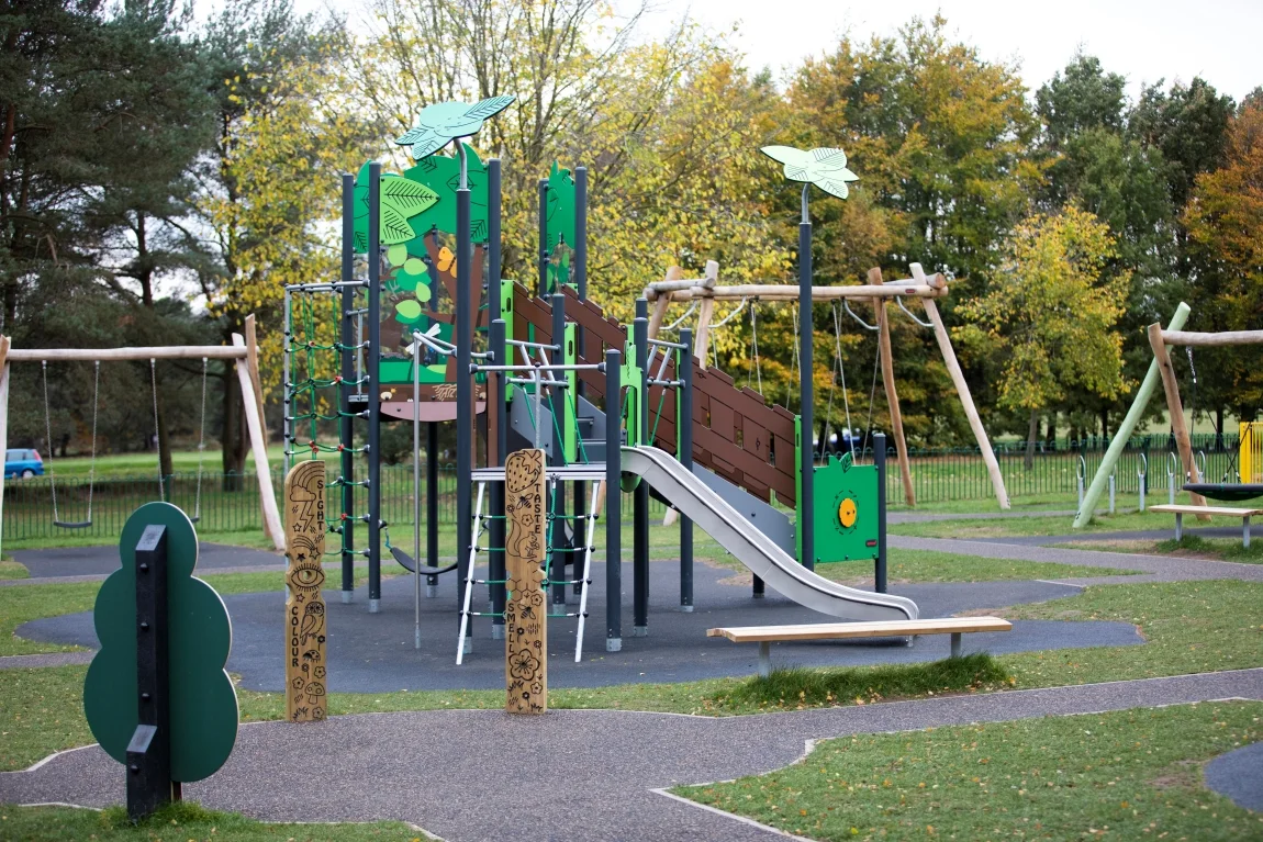 Children's Themed Play System With Slide