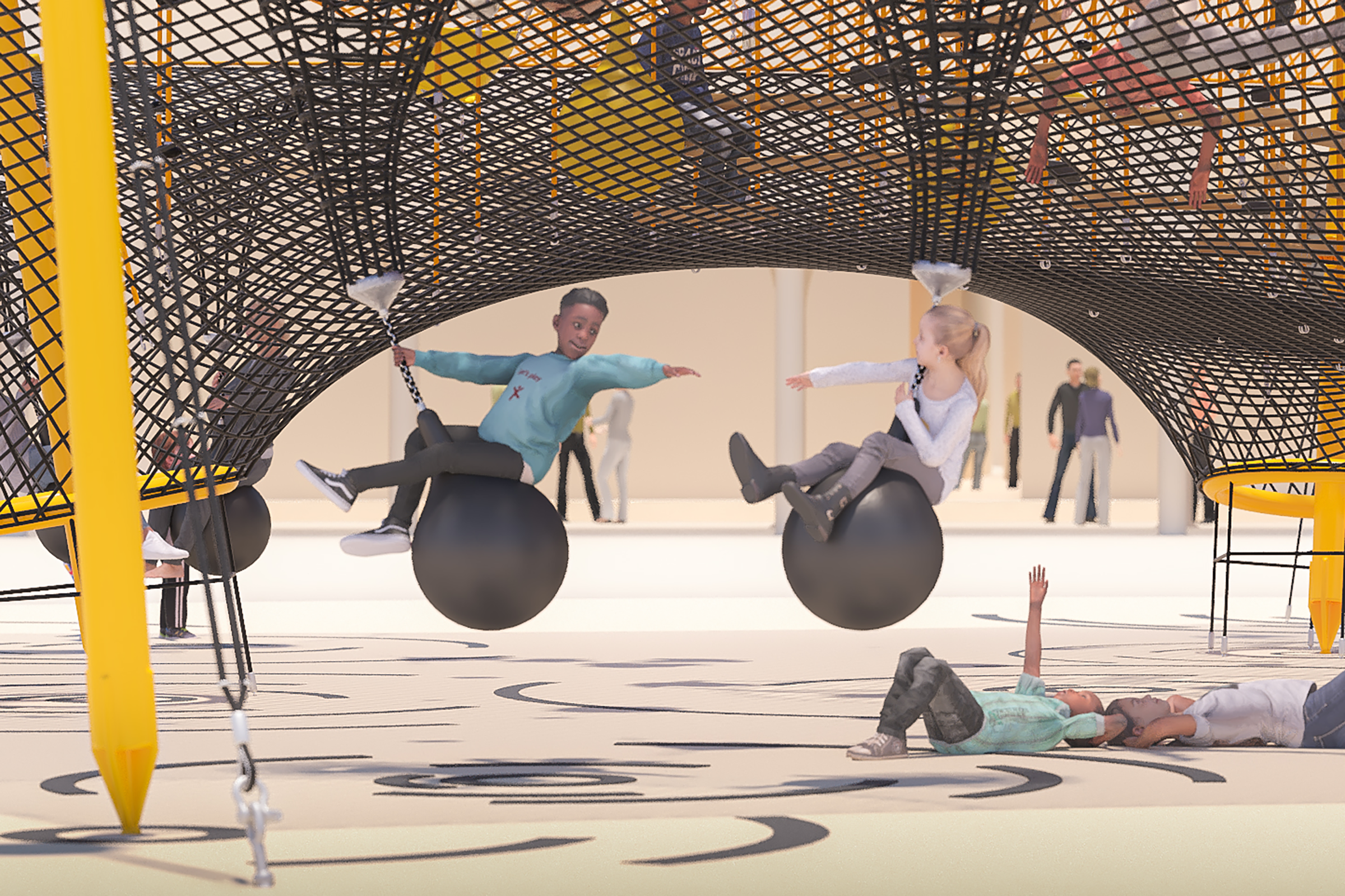 Hin- und herschwingender Spass