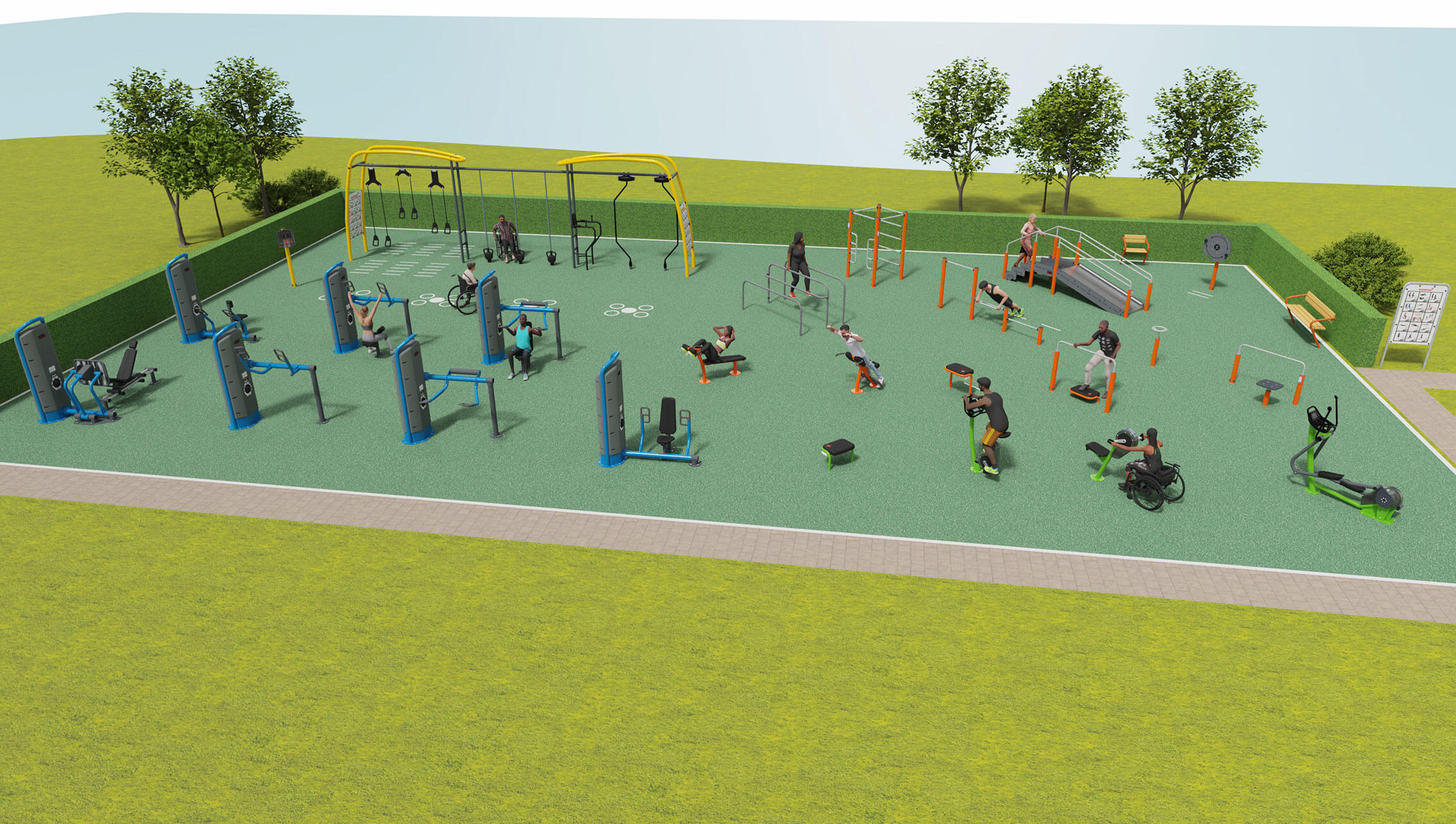How to Plan an Outdoor Fitness Park