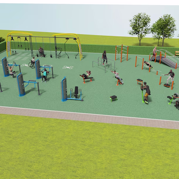 How to design an inclusive outdoor fitness site