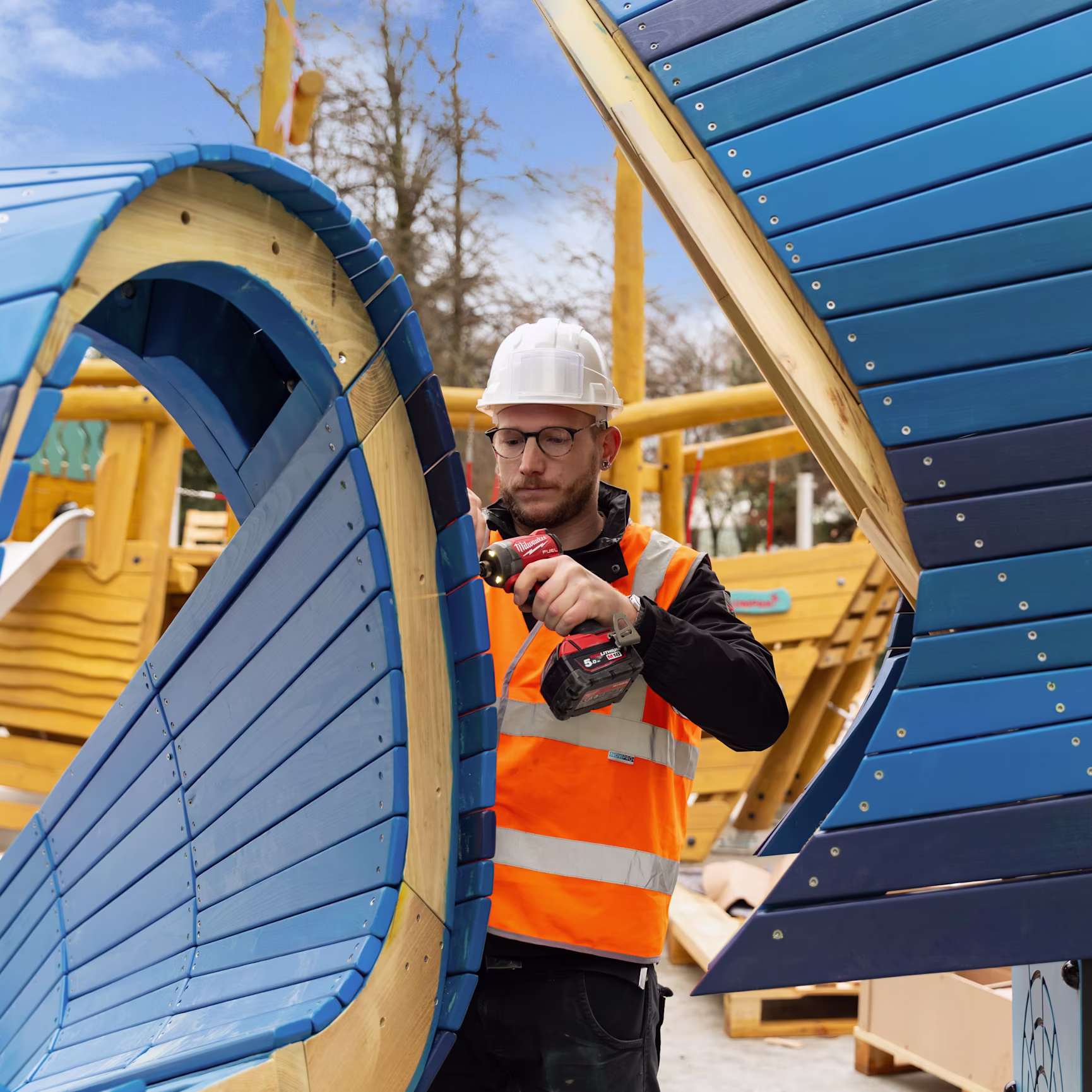 3. Montage des équipements ludiques et sportifs