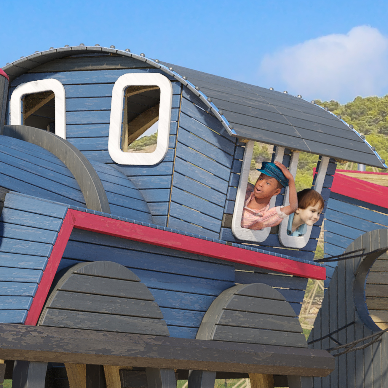 Being the locomotive driver