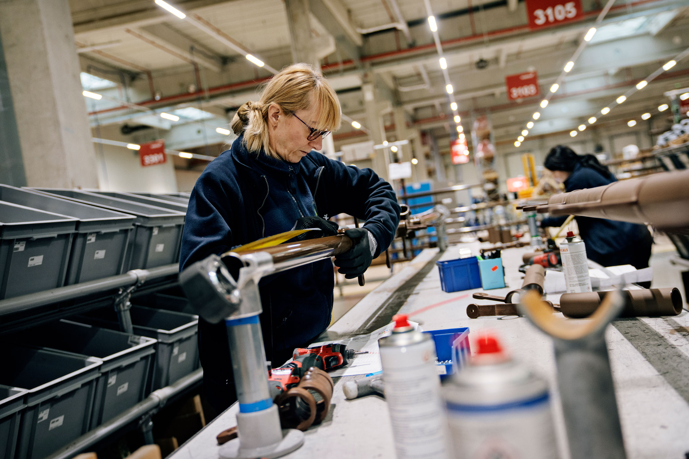 working-at-kompan factory