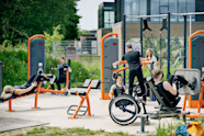 KOMPAN Inclusive And Accessible Outdoor Gym Equipment KOMPAN Inclusive And Accessible Outdoor Gym Equipment