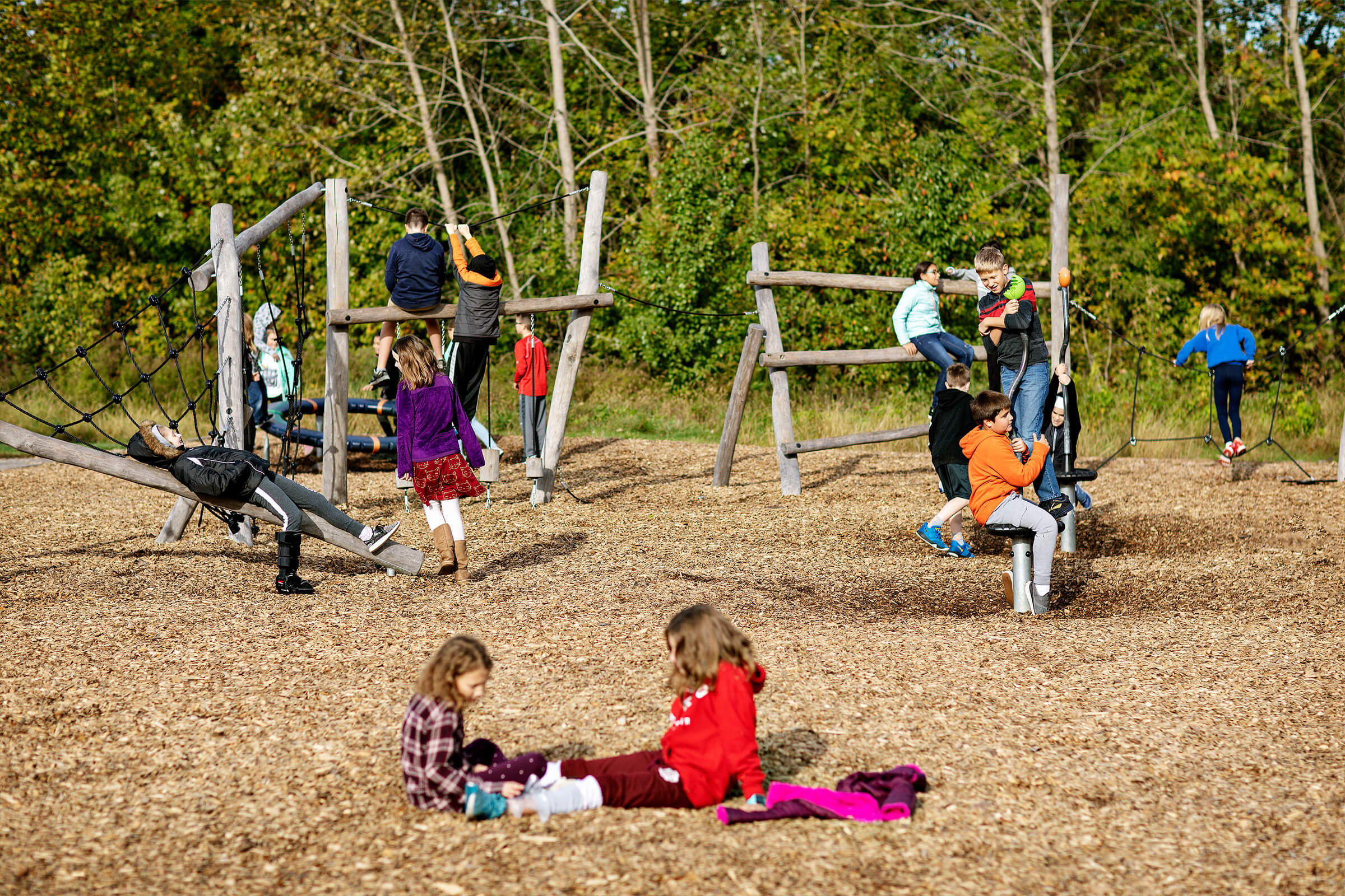 Kompan Riverside Intermediate School Playground Indiana