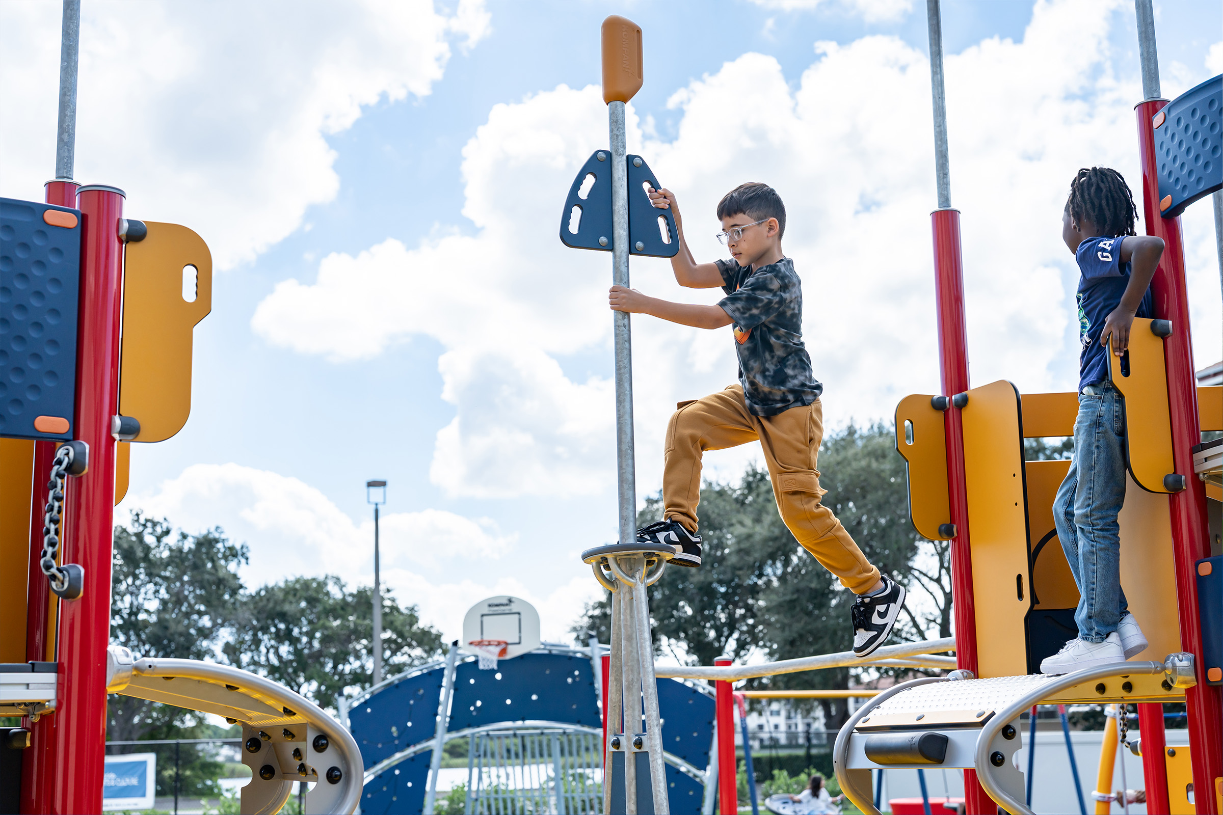 Center for Creative Education - Child using a Cliff Rider