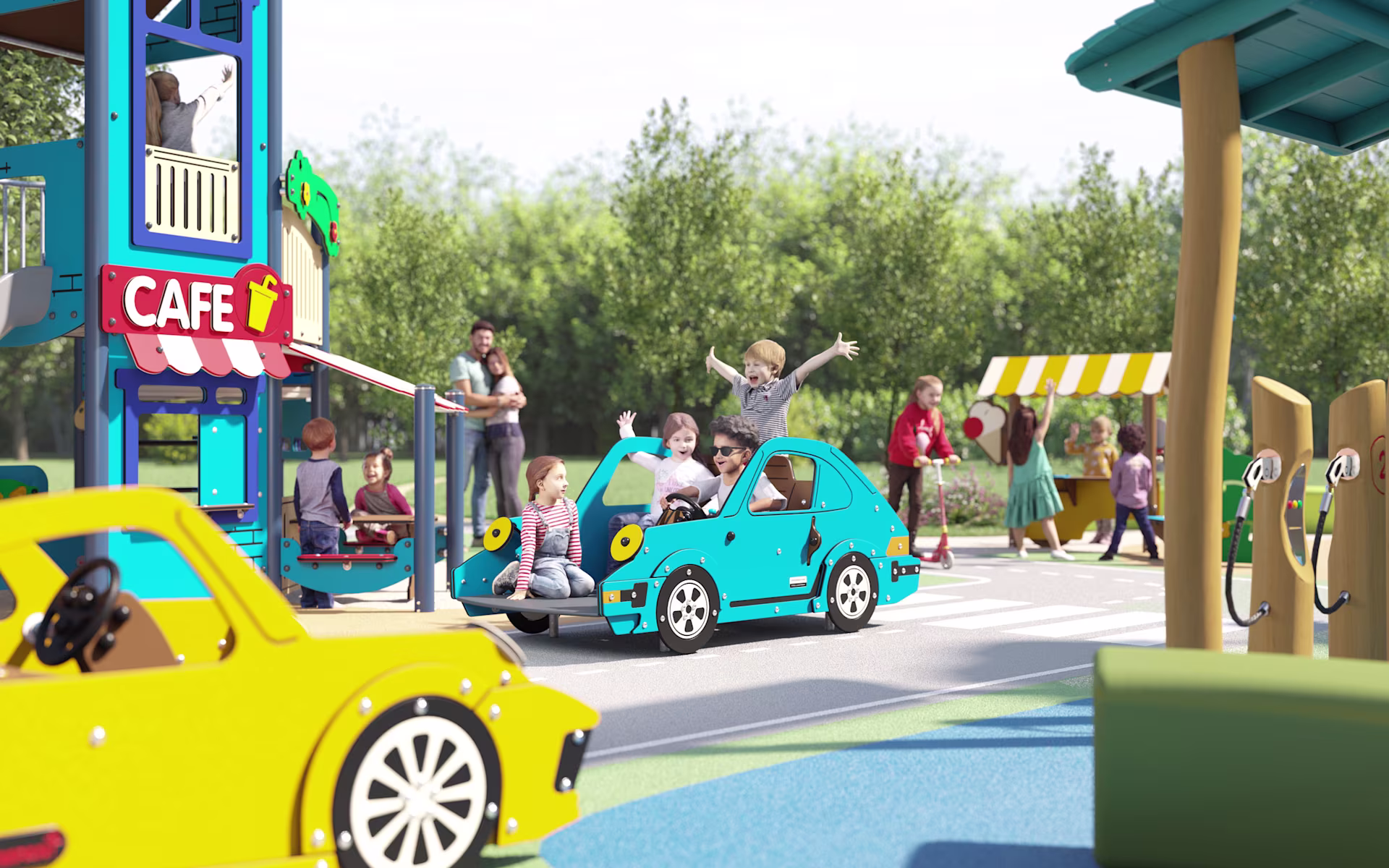 Porsche Toulouse intro-render