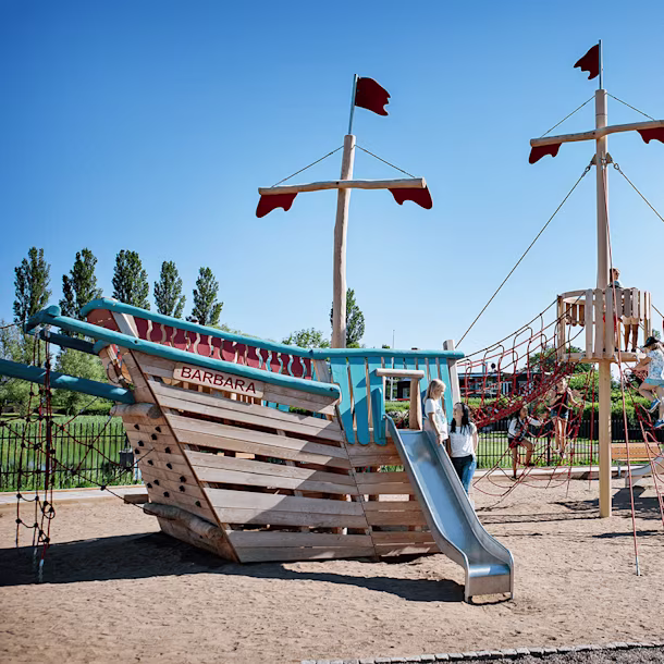 Wooden robinia ship