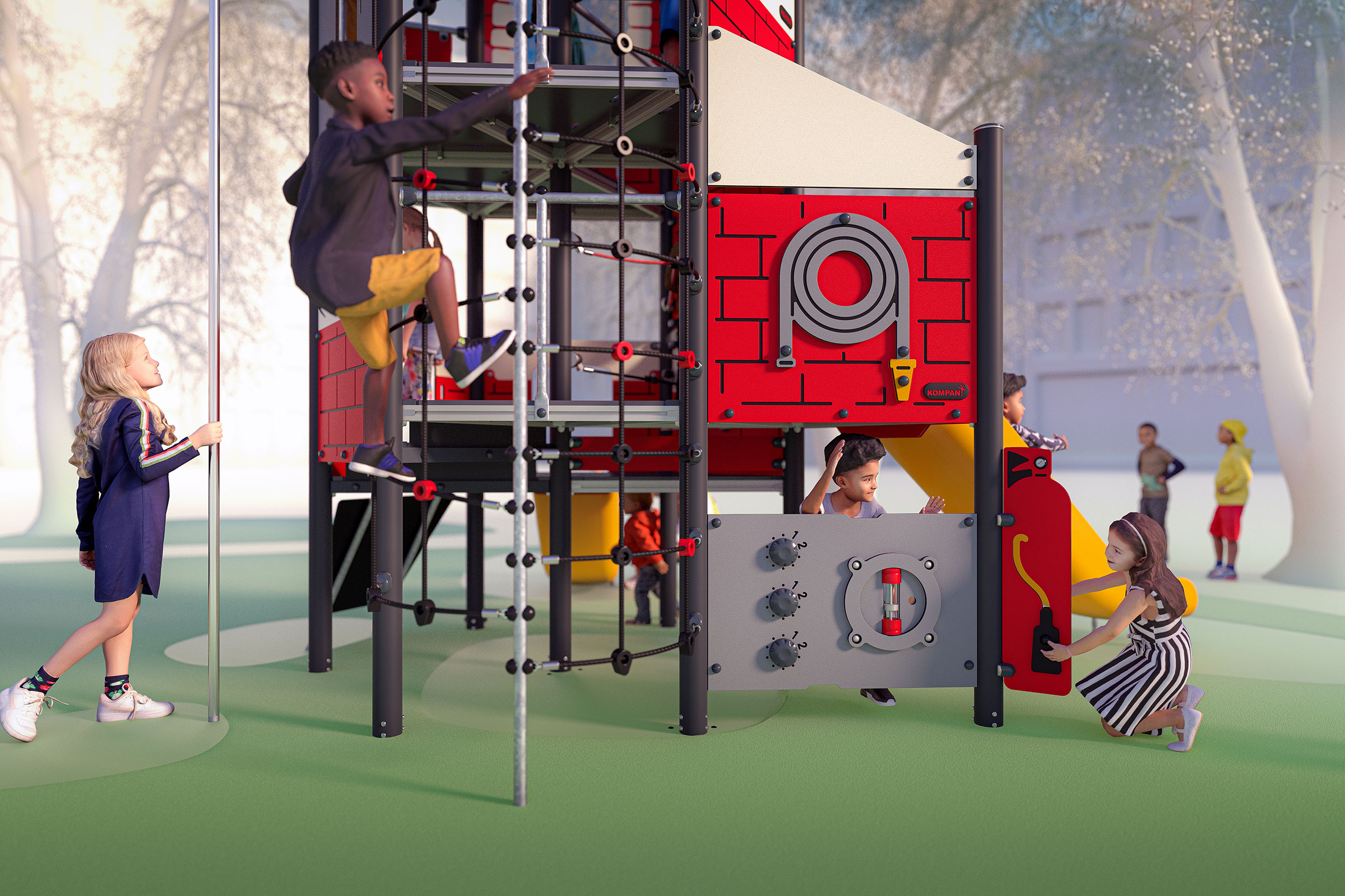 Take the fireman's pole