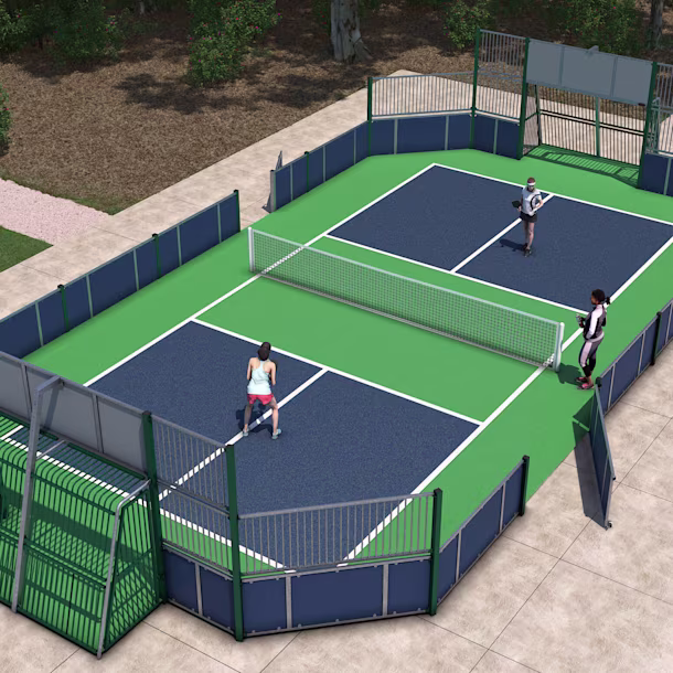 Designing a pickleball court