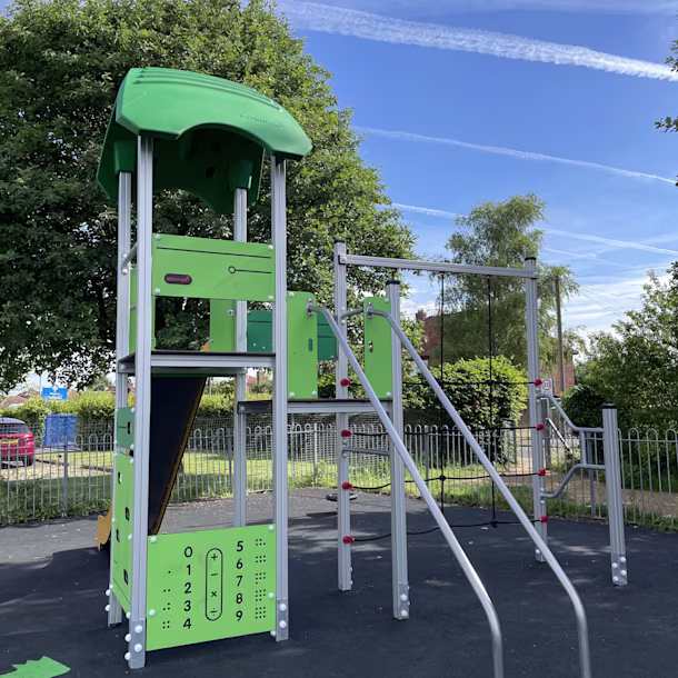 Example of a medium sized playground