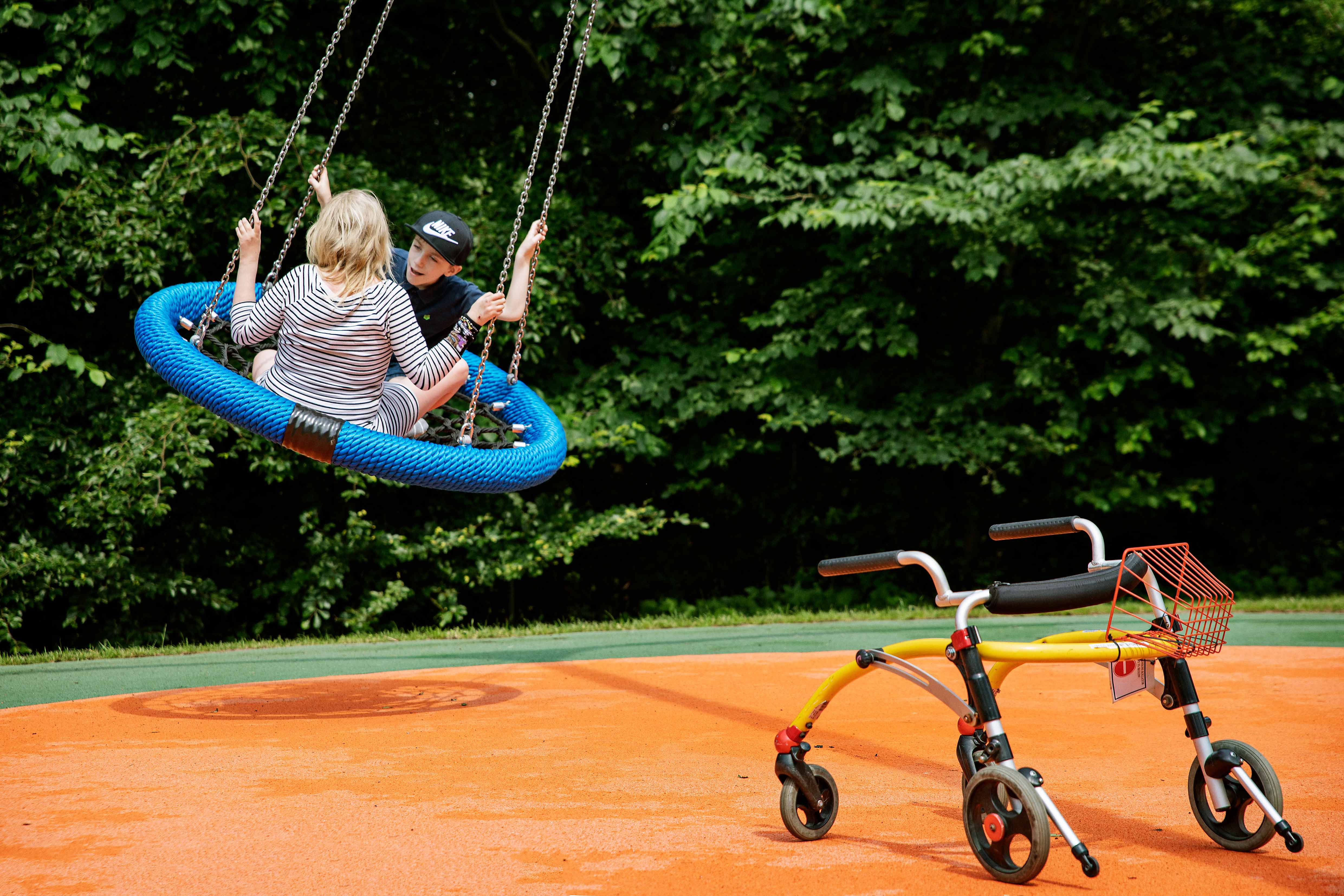 Incorporate spinning & swinging elements