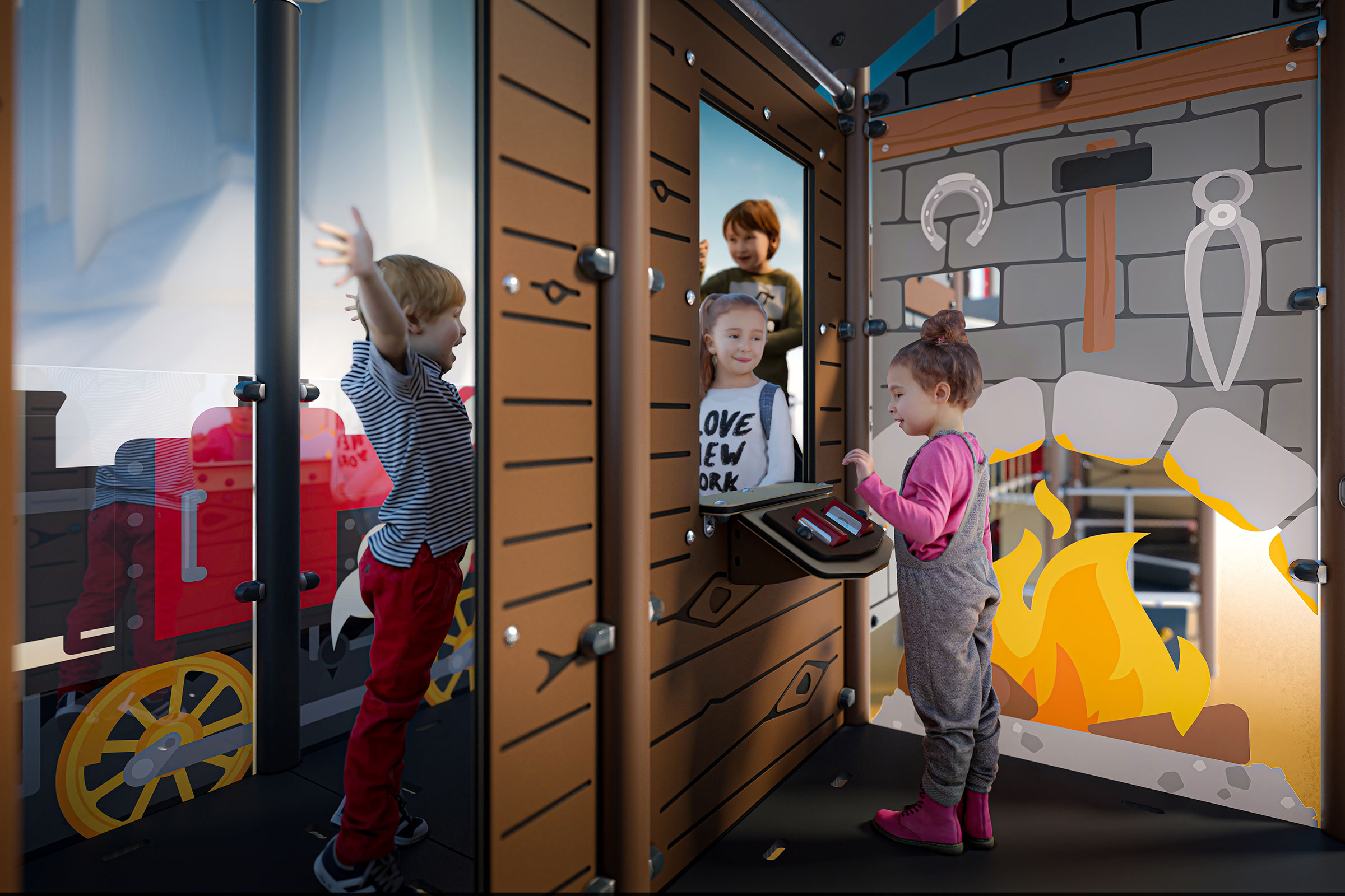 Three tickets to the playground ...
