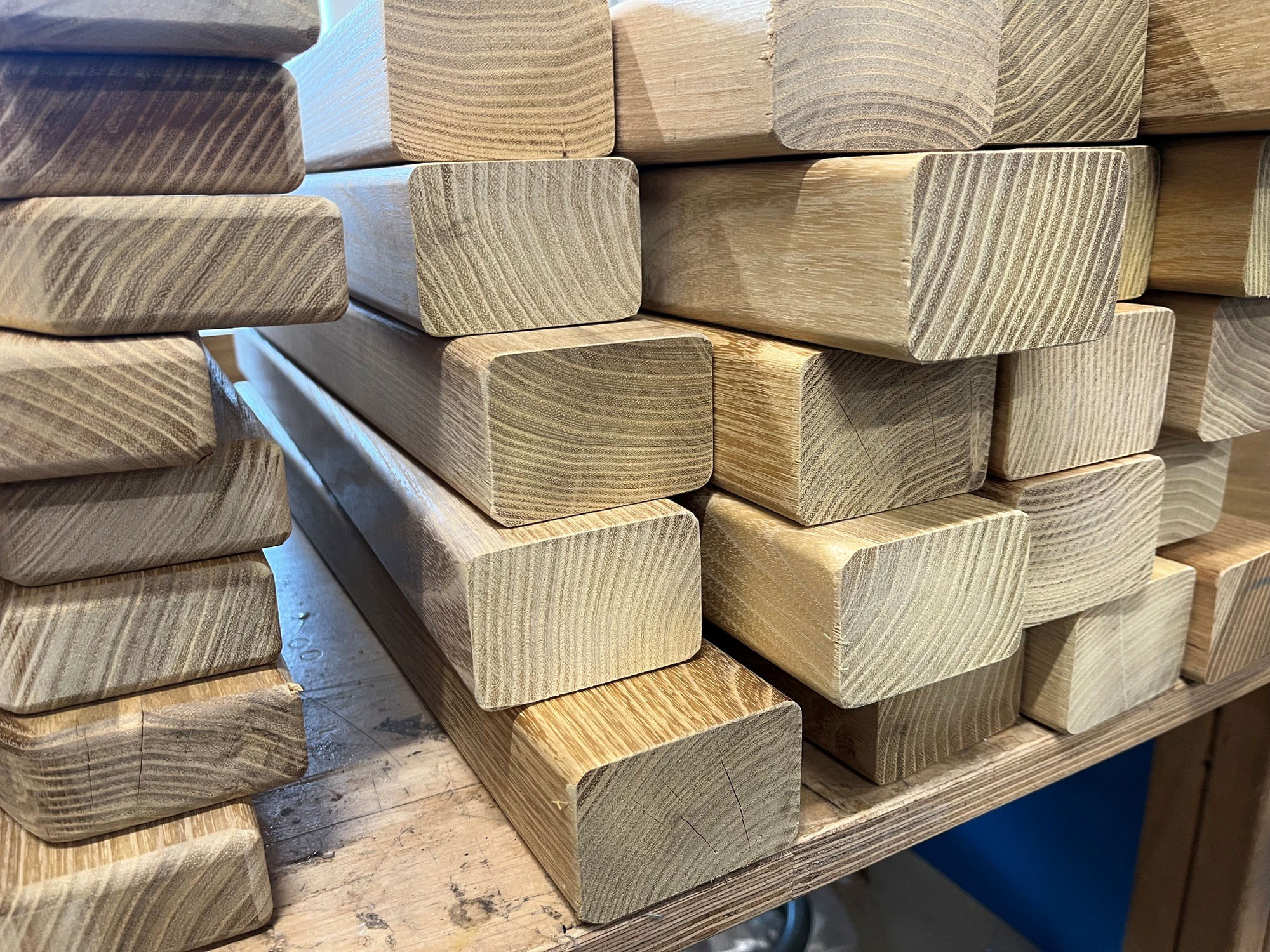 robinia heartwood used for infinity sculptures