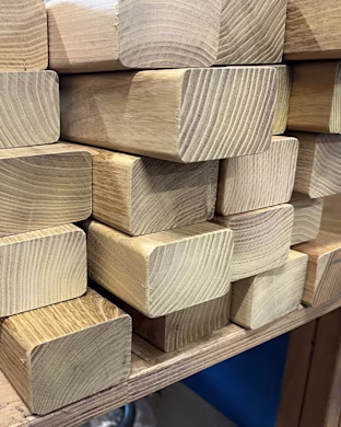 robinia heartwood used for infinity sculptures