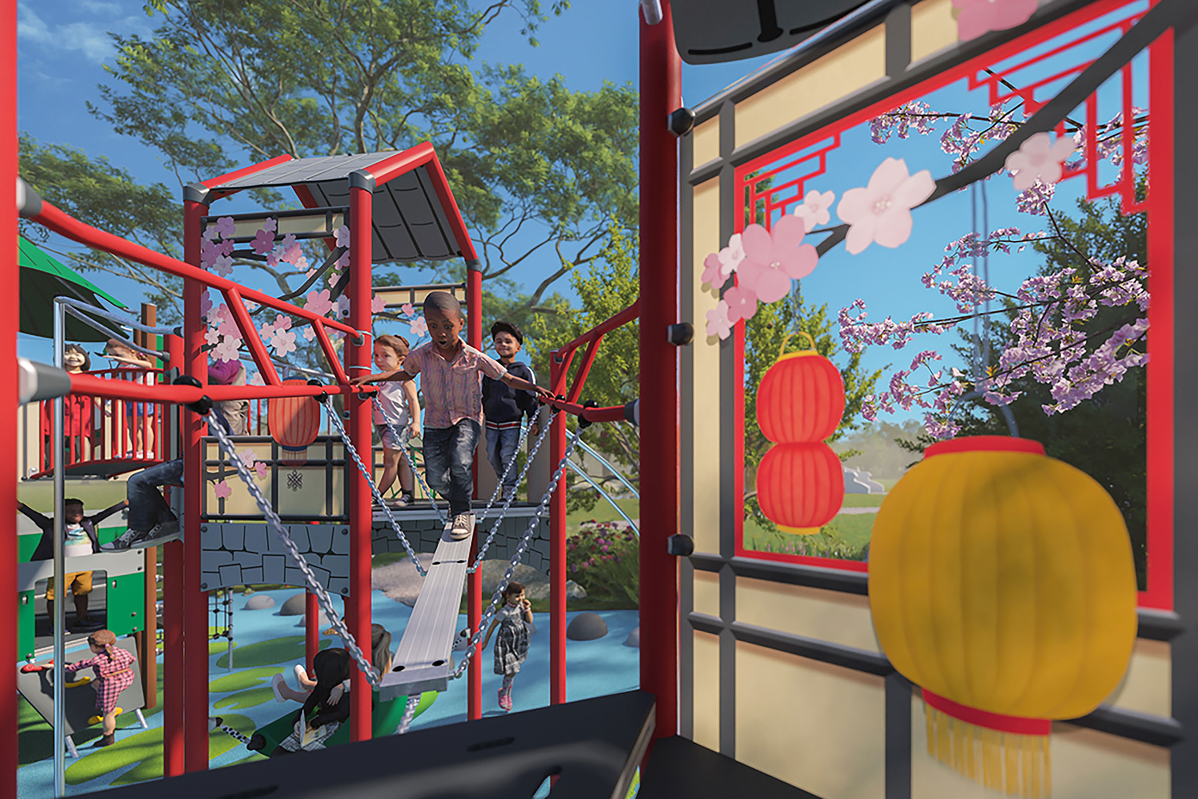 Balancere højt oppe