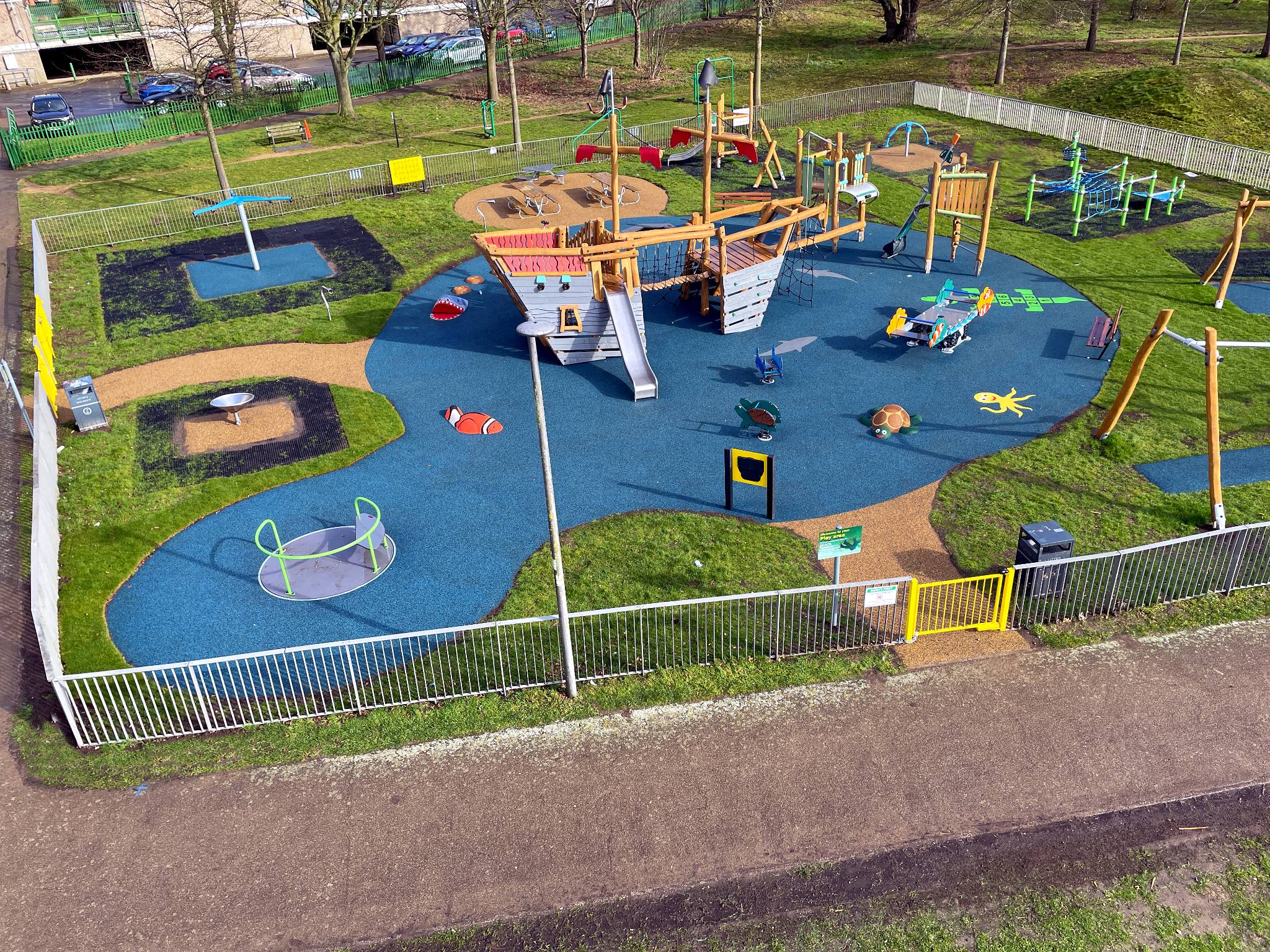 Ocean pirate theme childrens play ground