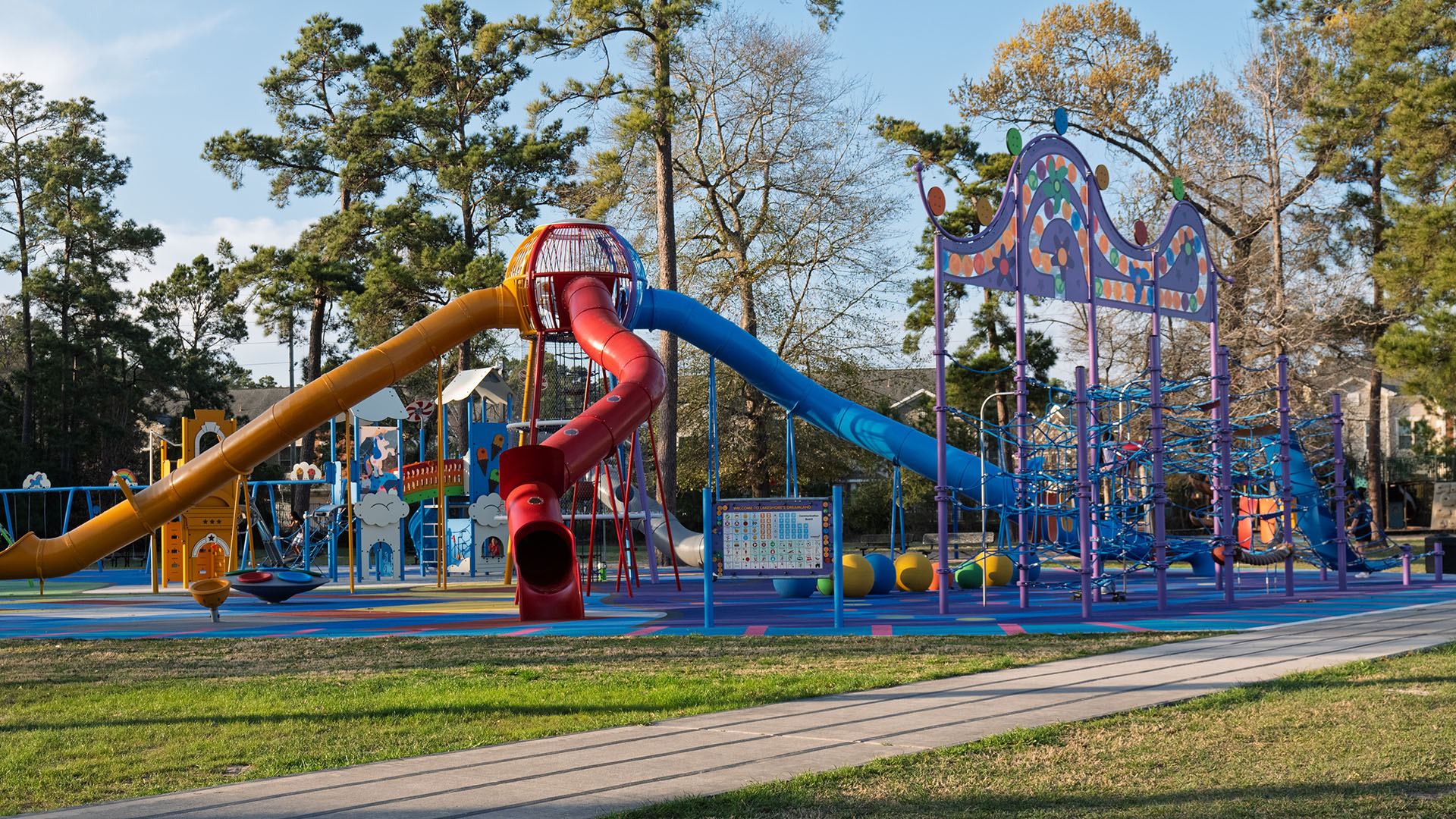 Custom Dreamland Themed Playground in Texas