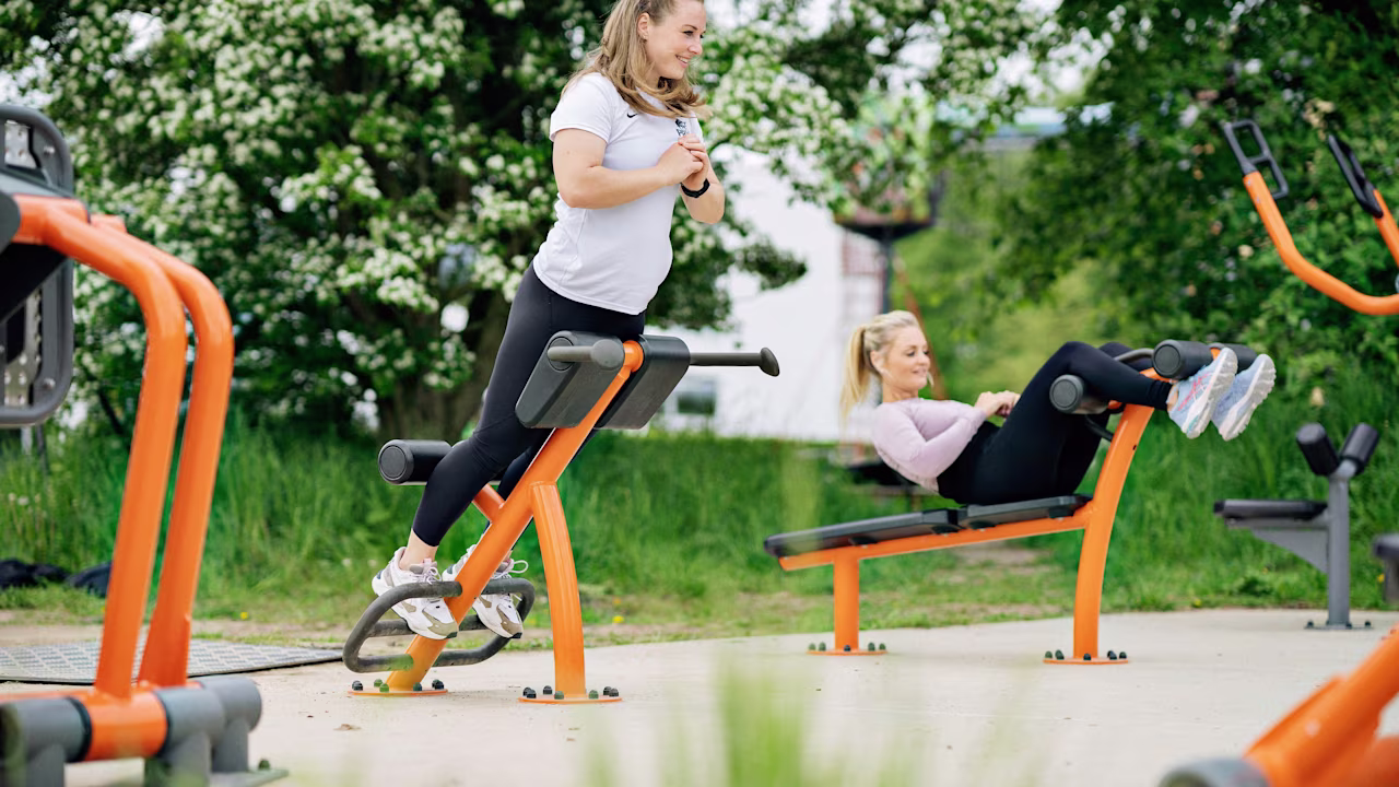 Community fitness outdoors