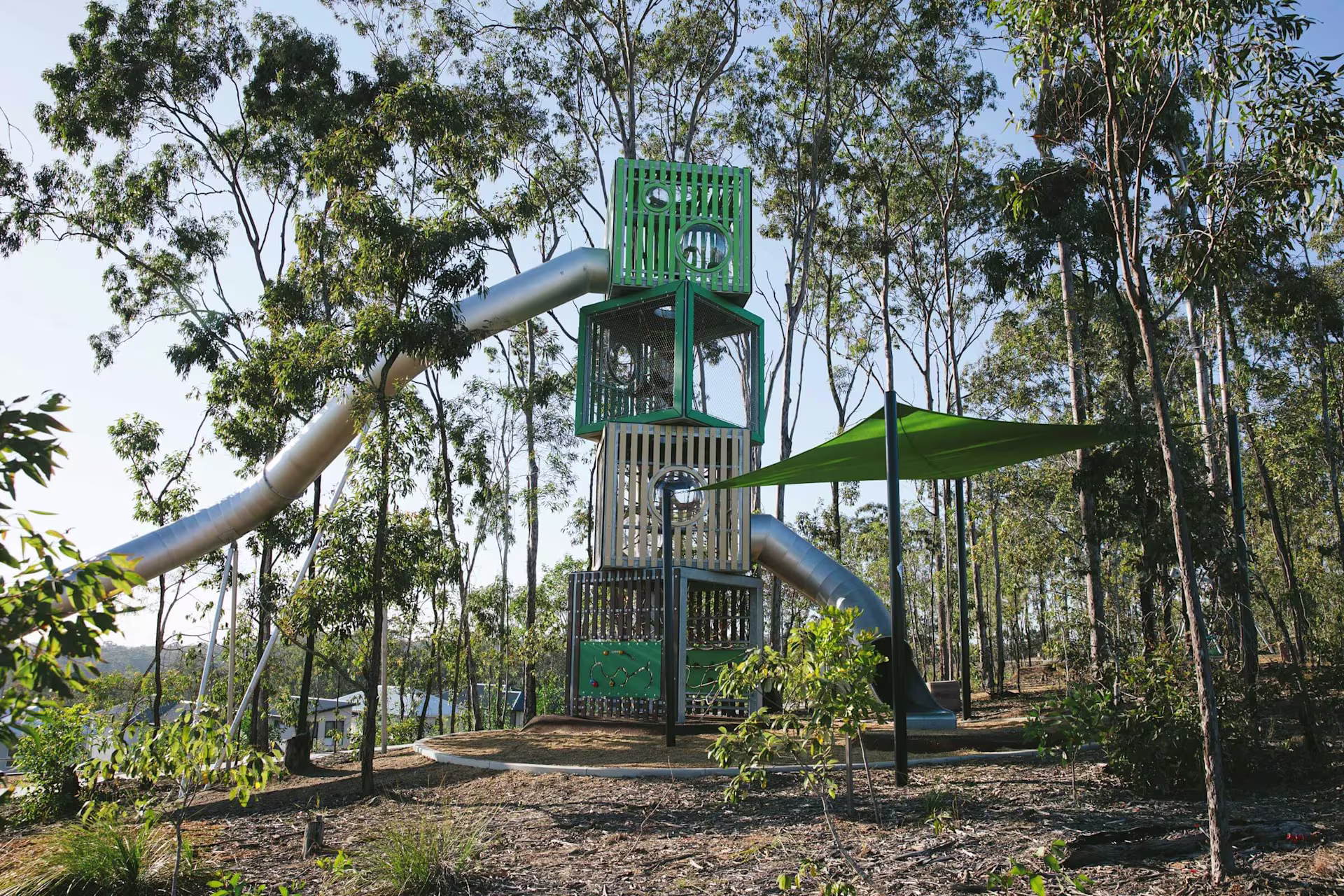 playground with natural shading
