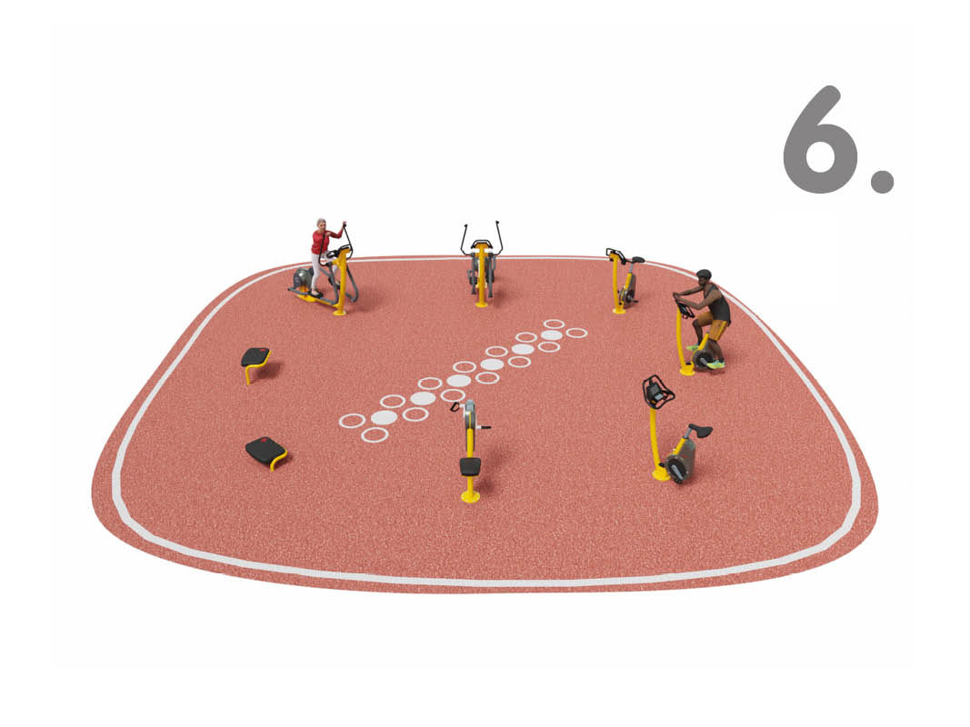 Designing Outdoor Fitness Spaces for Different Types of Users - solution 6
