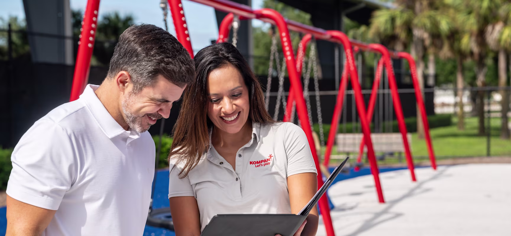 Your local playground and outdoor fitness consultant at KOMPAN
