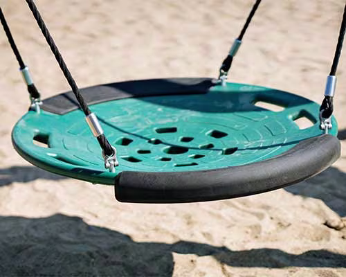 The low carbon emission Birds Nest Swing Seat from KOMPAN