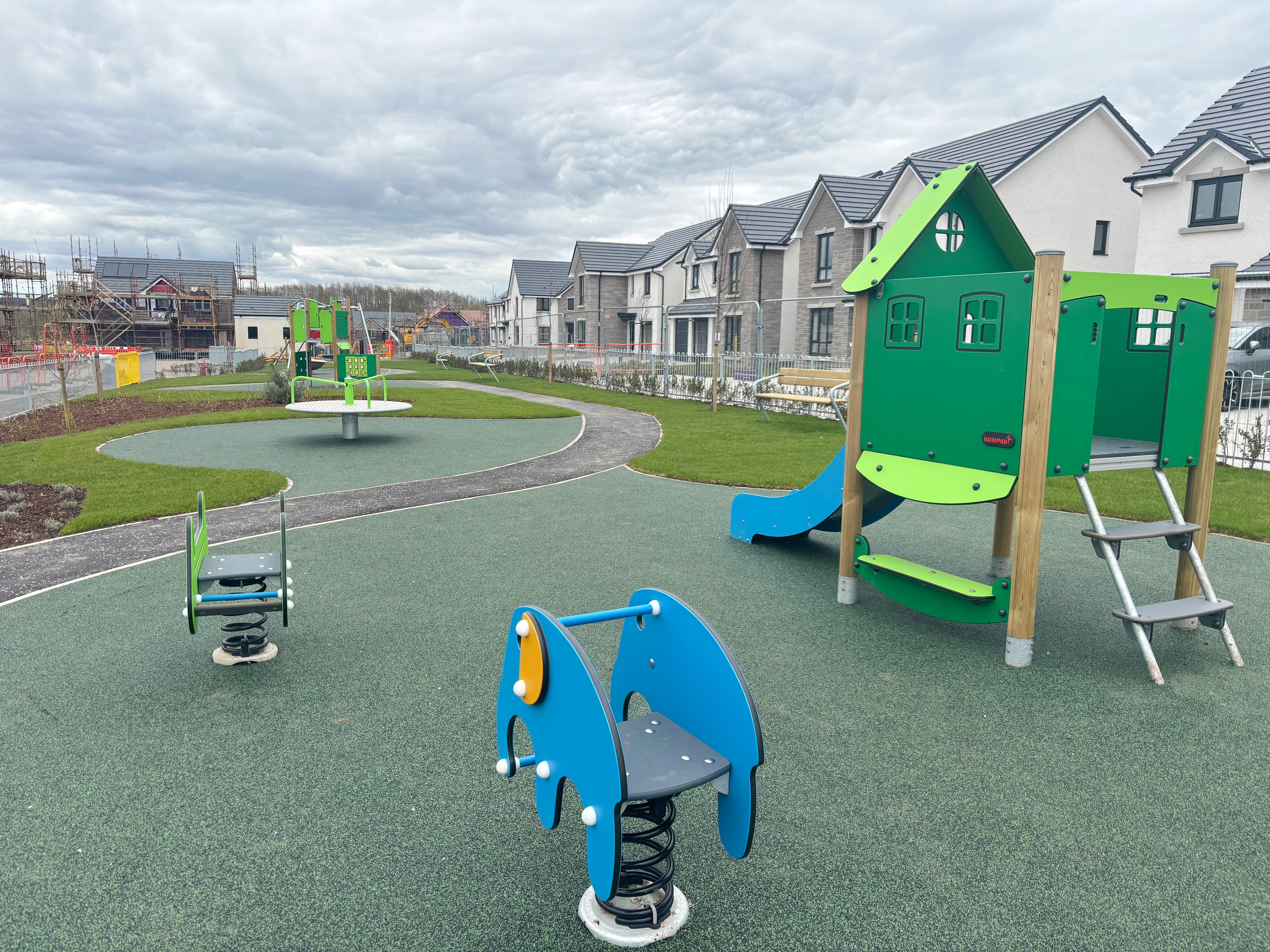 Scotland House Developer playground equipment 
