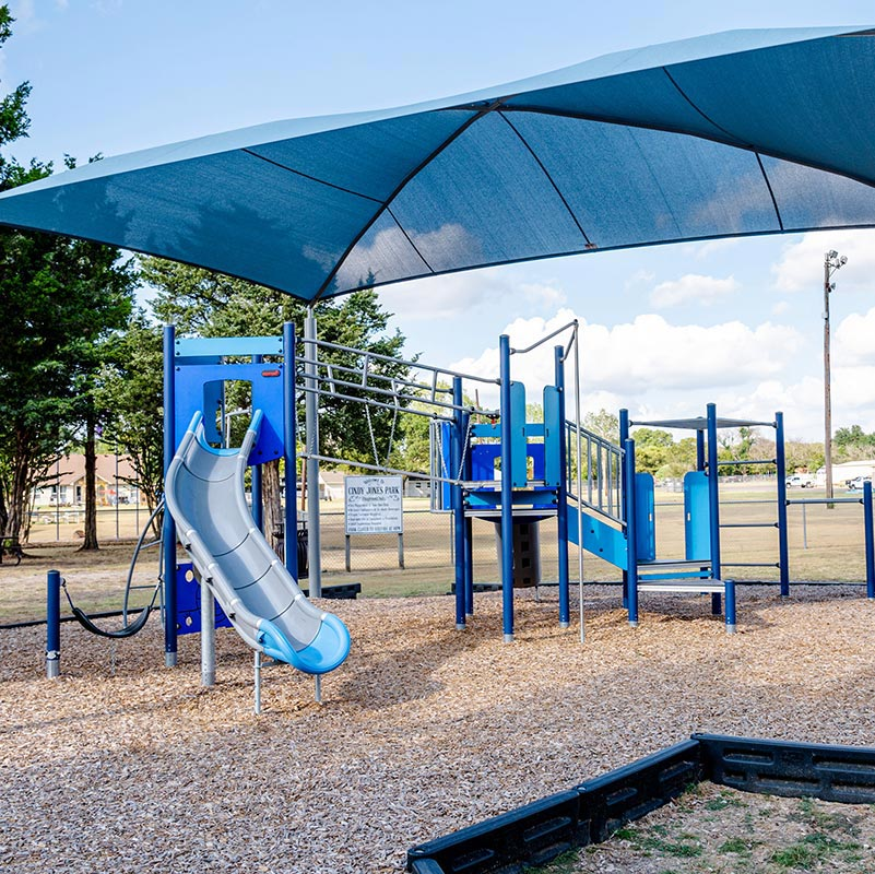 premium play system in a park, that fit different age groups