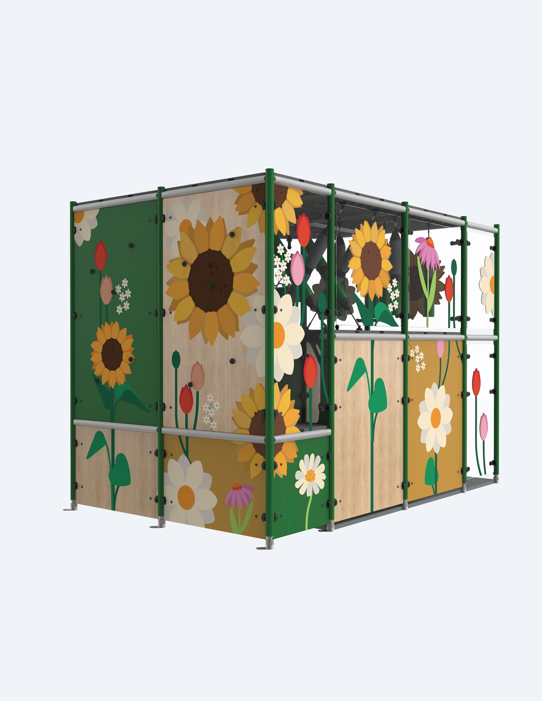 playbox indoor render sunflower