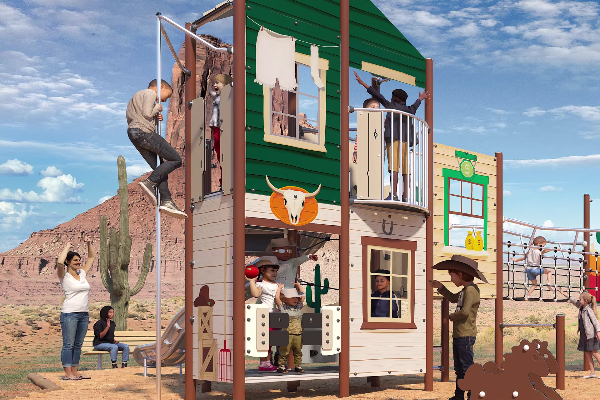 The Pioneer GIANT - Fireman's pole