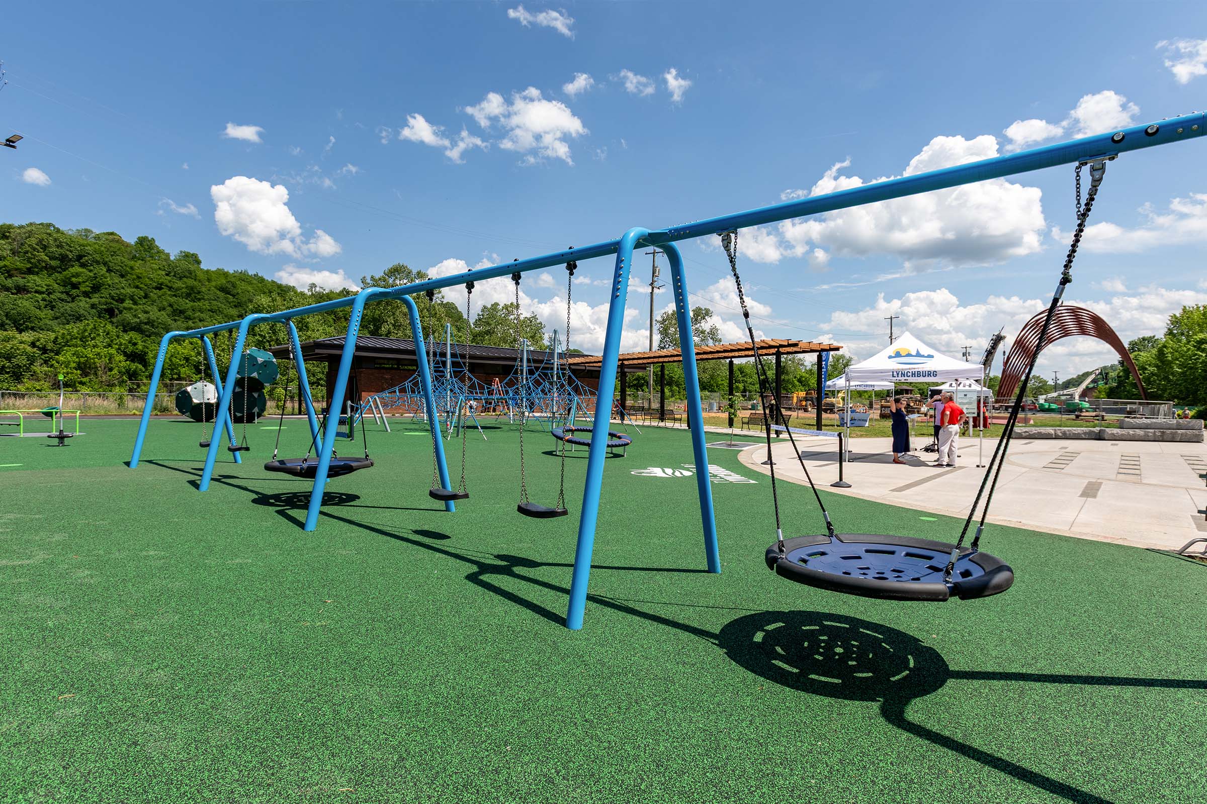 Kiwanis Centennial Riverfront Playground - KOMPAN