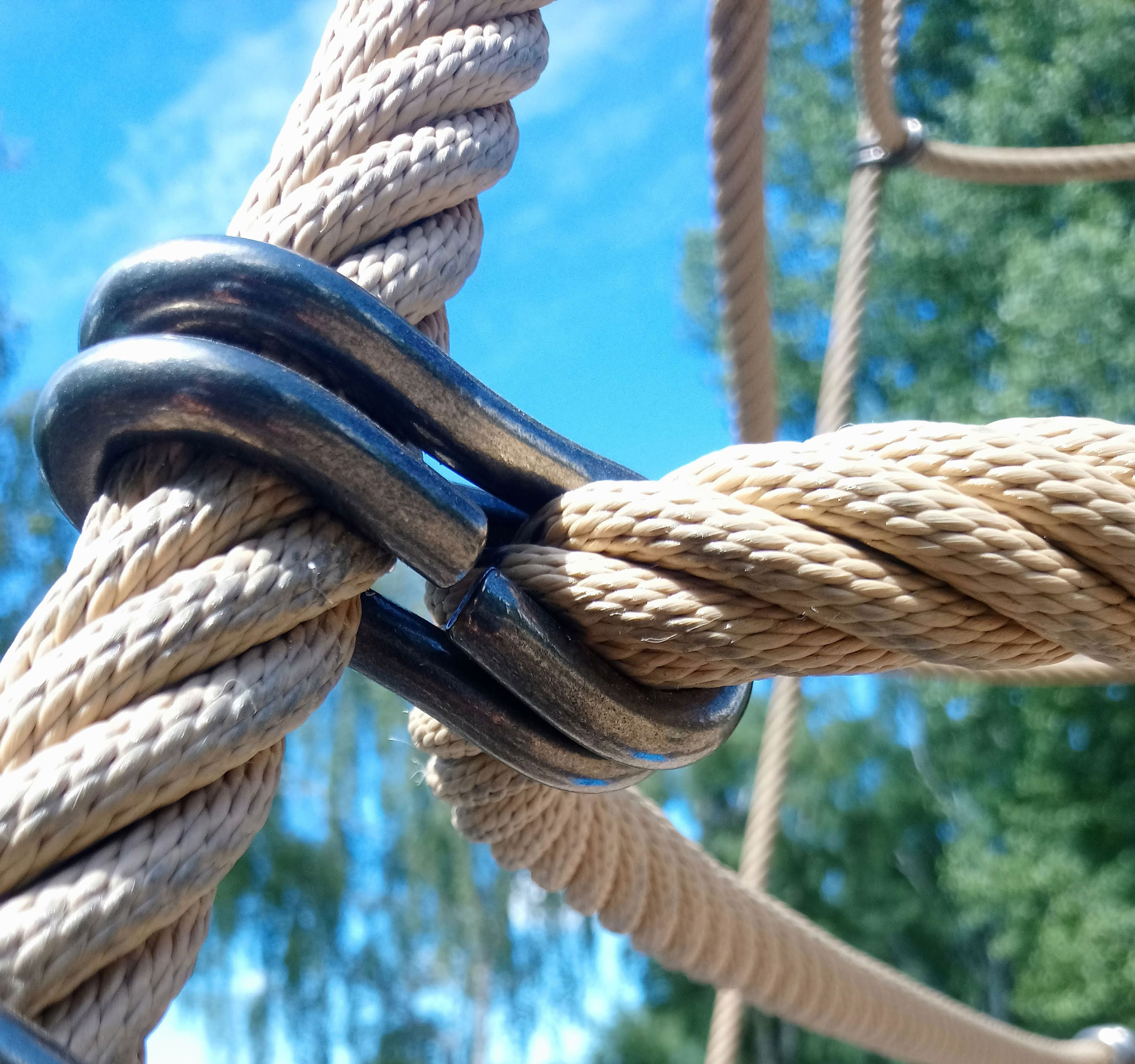 S-clamps on robinia infinity towers