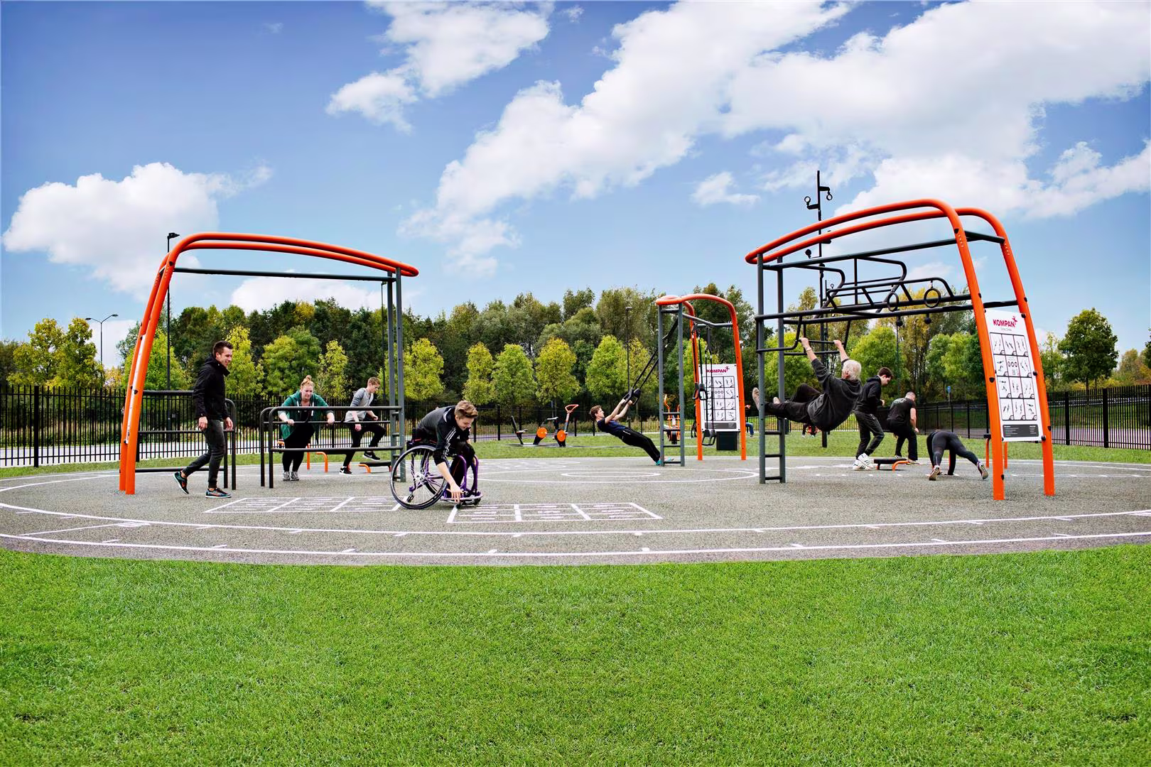 kompan fitness institute - innovative fitness solutions - reference image