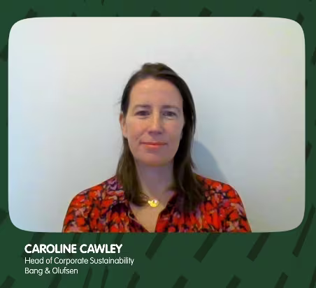 Green Talk - Caroline Cawley B&O