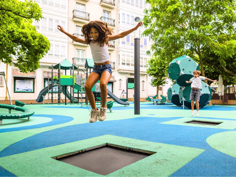 Parcs infantils per a espais públics