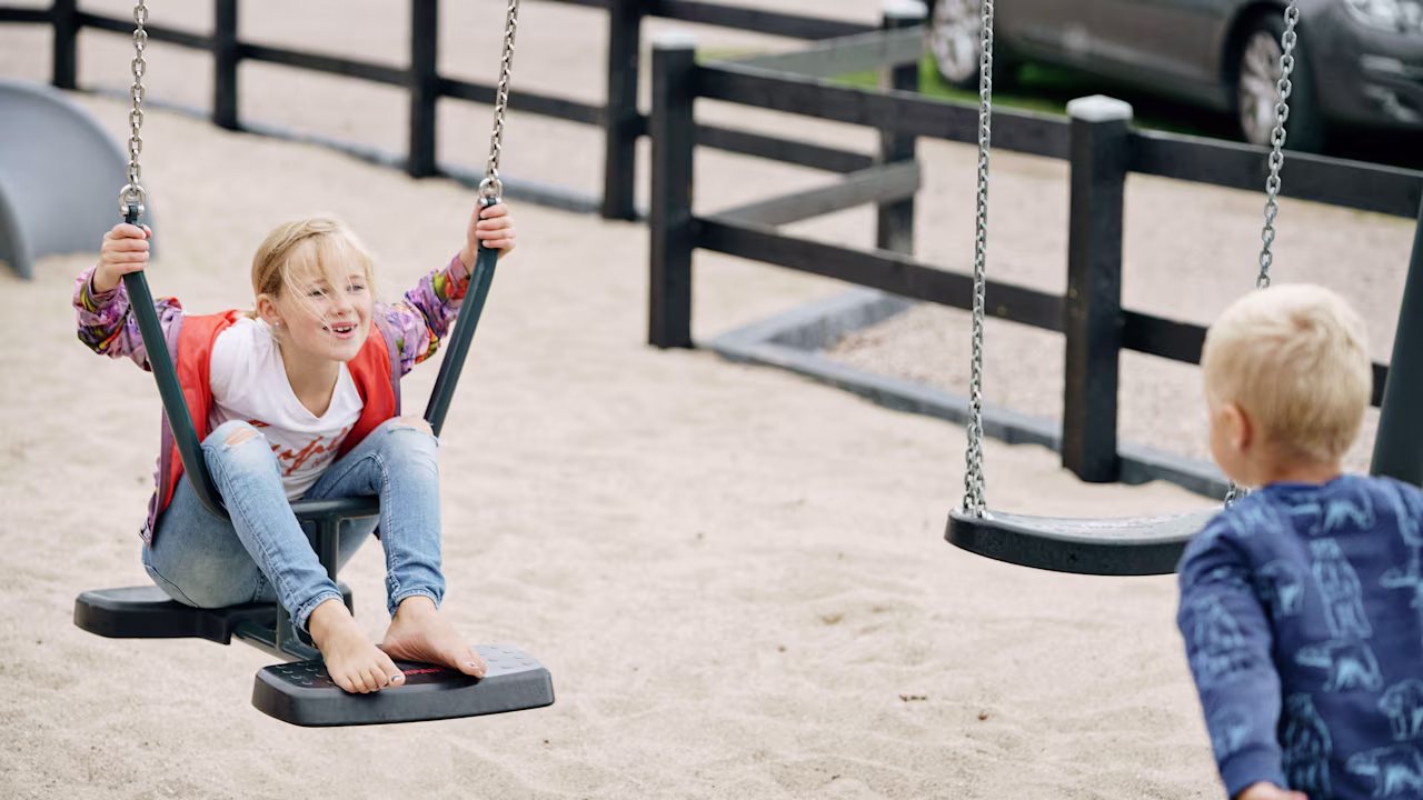 Camp One - 48- SIK8009 - Kids Playing on swing